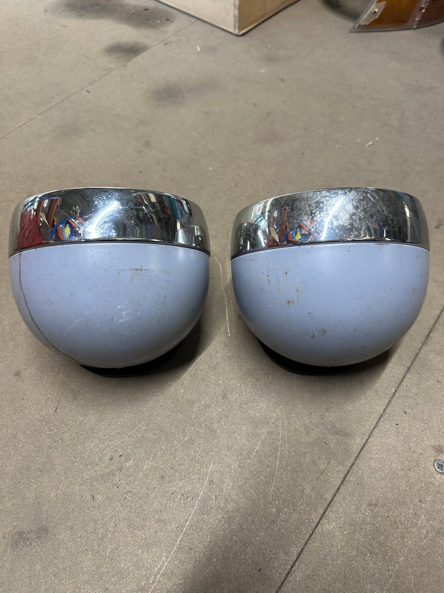 NOS Cibié hood light housings