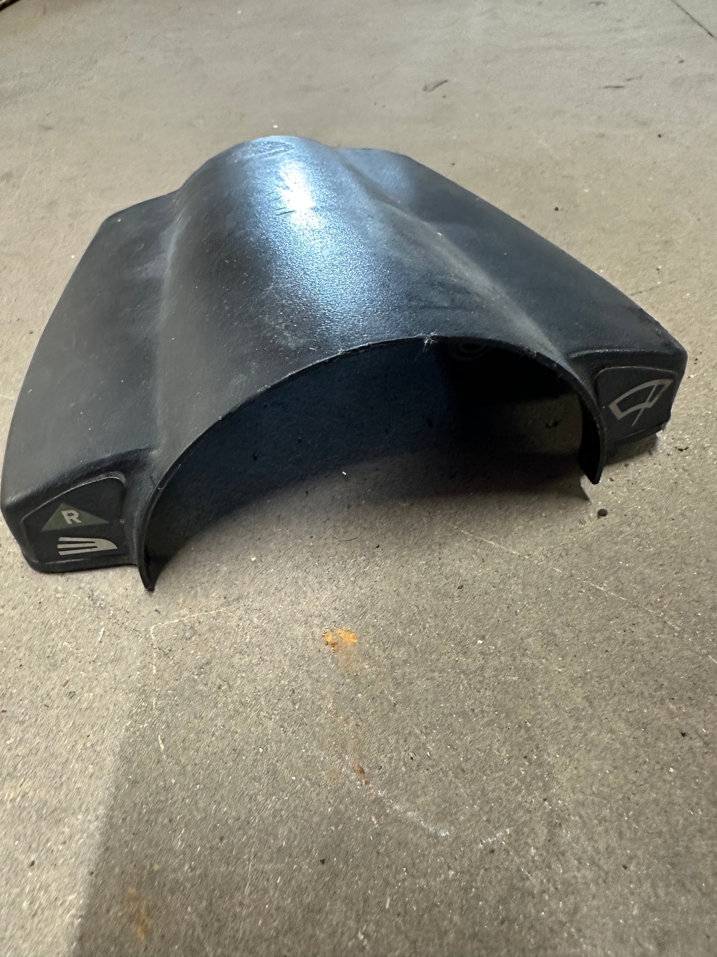Genuine Porsche steering column cover, upper half for 911/912, p/n 901.613.311.01