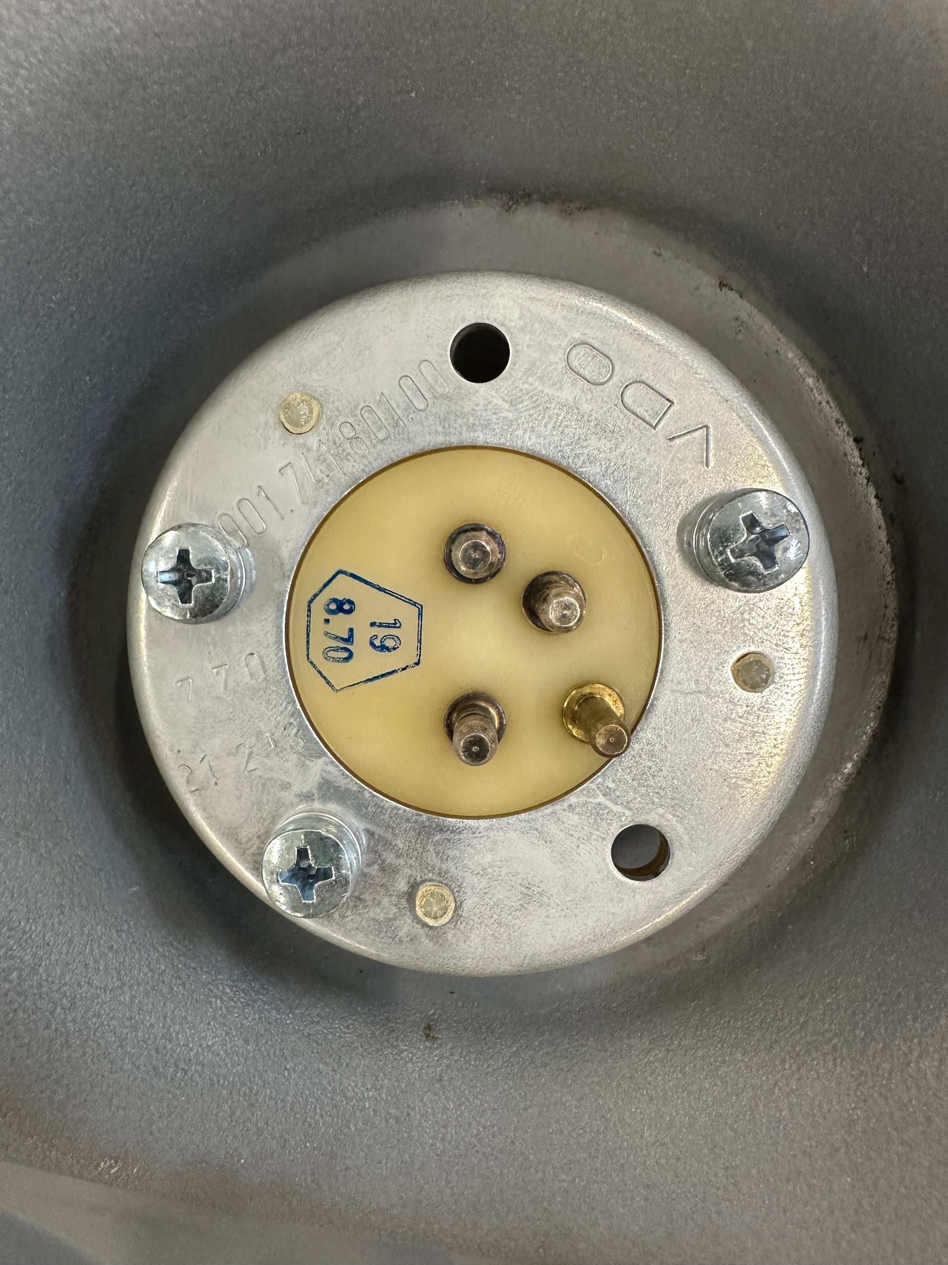 110l reproduction fuel tank with genuine Porsche 100l fuel sender, repro alu fuel cap & 'dog bowl' tank inlet