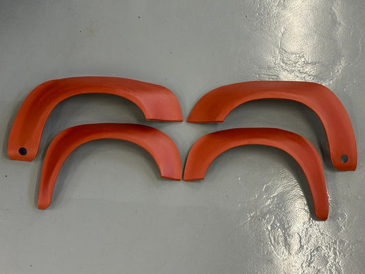 Complete set Chesterton Coachworks English Wheel-rolled steel arches (F&R) for Porsche 911 ST (1972 MY)