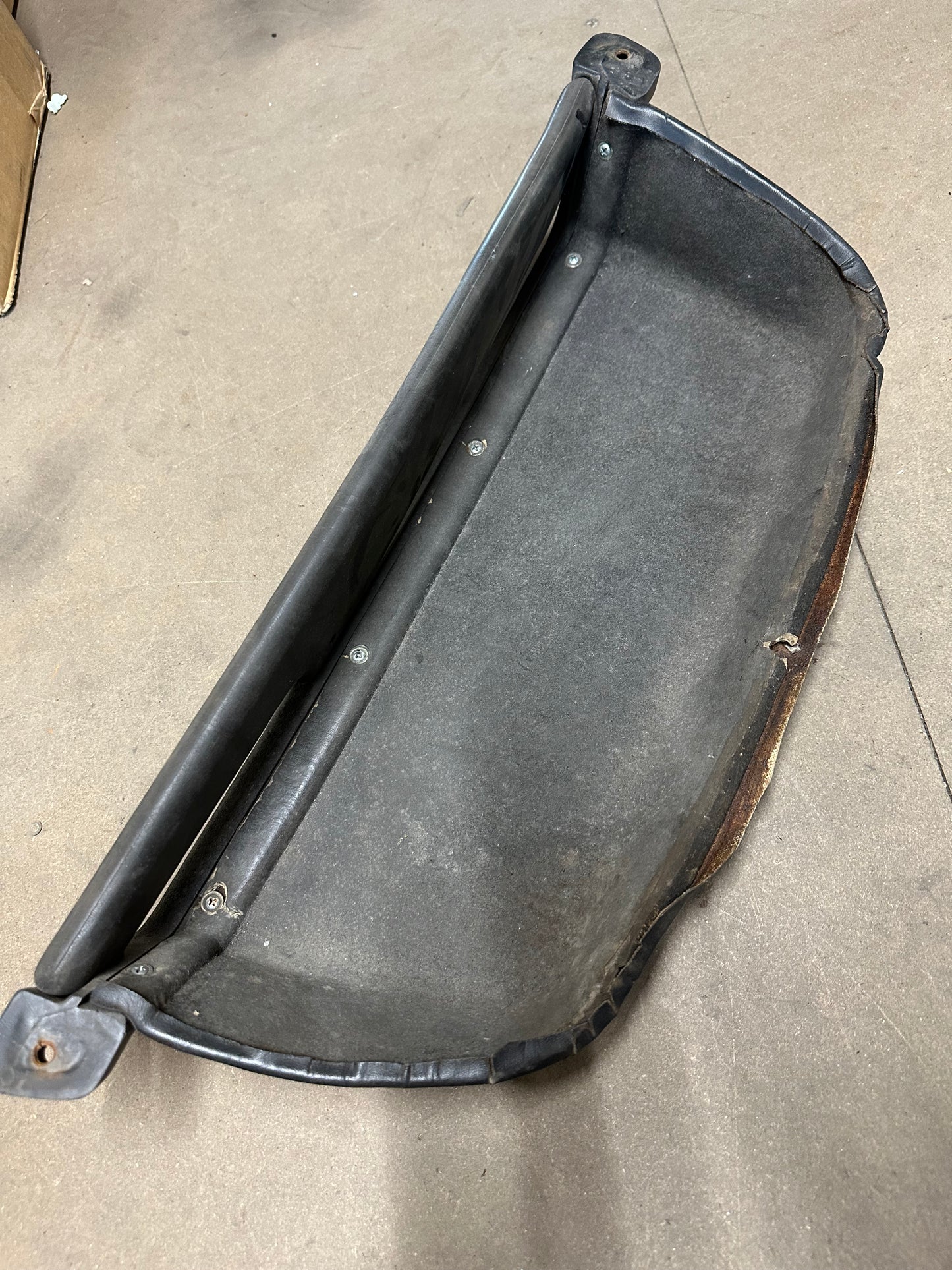 Door pocket & lid for Porsche 914 1970-76, p/n 914.555.021.09