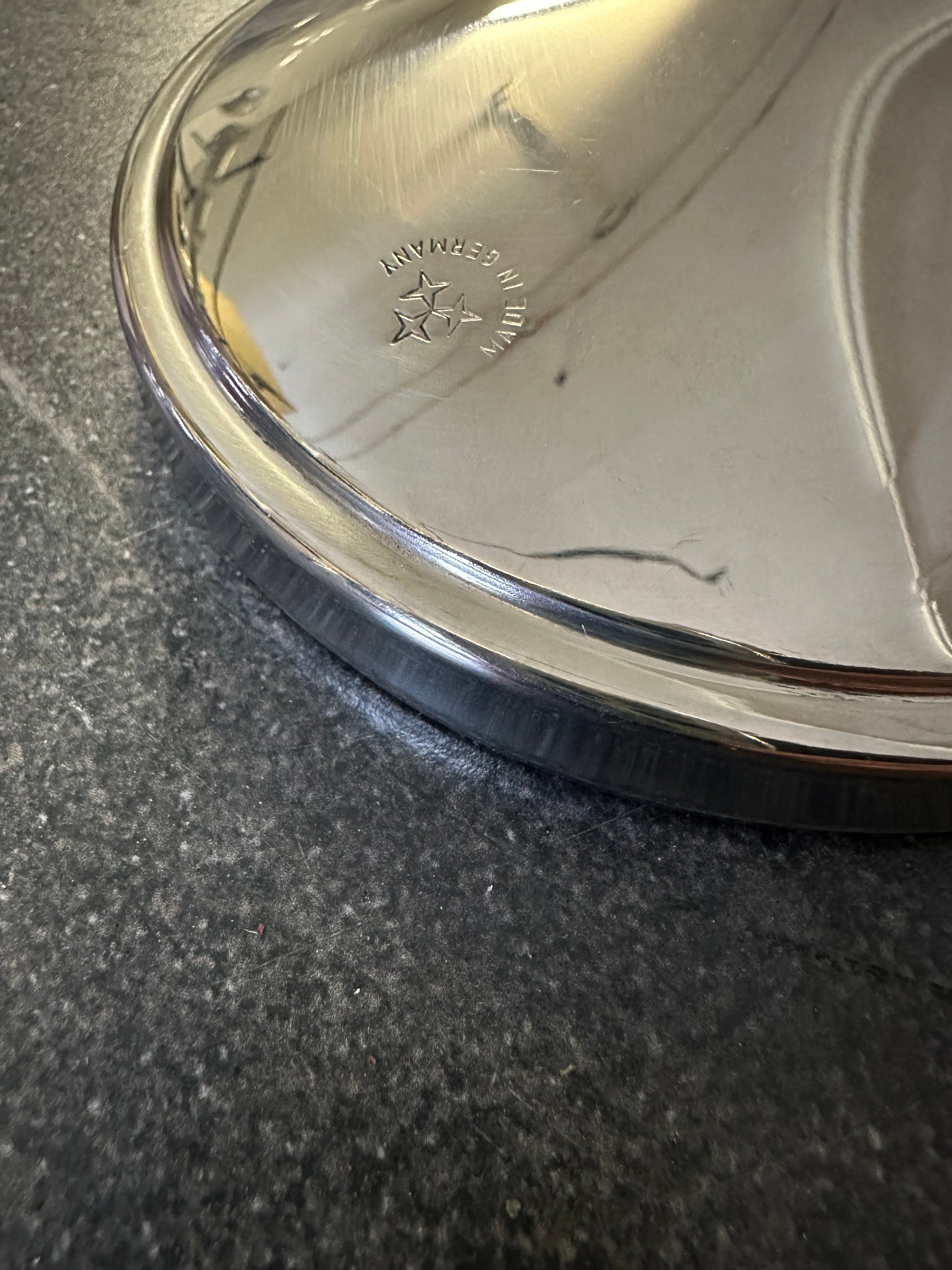 Genuine NOS Porsche Durant outside mirror for Porsche 911/912 F-model (1969-72) with markings