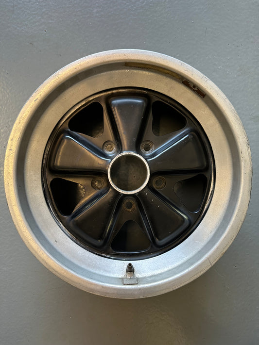 Genuine Porsche 7J x 16” Fuchs rim for 911/930 (G-model) 1974-77, p/n 911.361.020.44