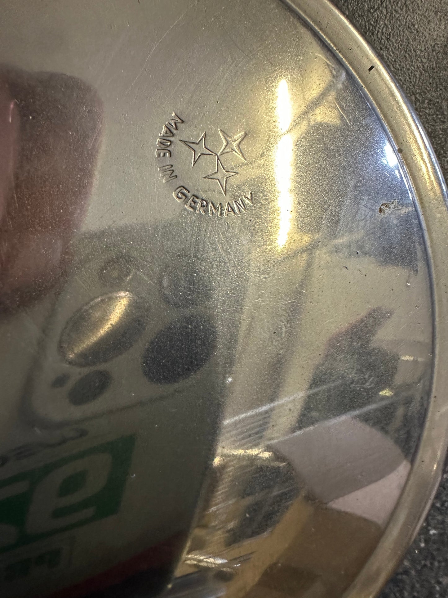 Genuine Porsche Durant outside mirror for Porsche 911/912 F-model (1969-72) with markings