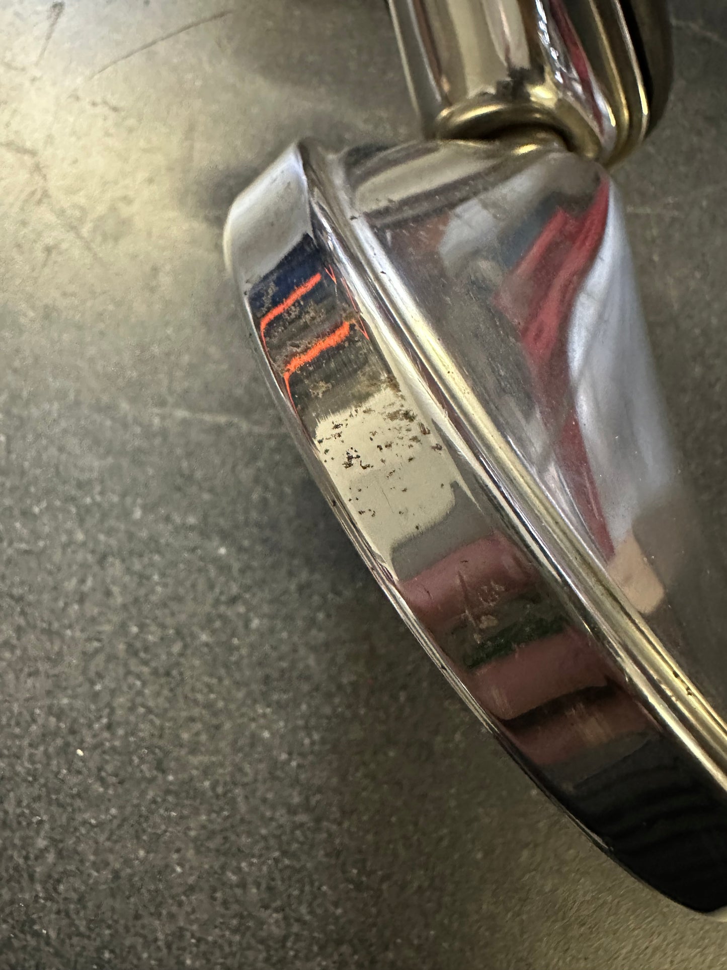 Genuine Porsche Durant outside mirror for Porsche 911/912 F-model (1969-72) with markings