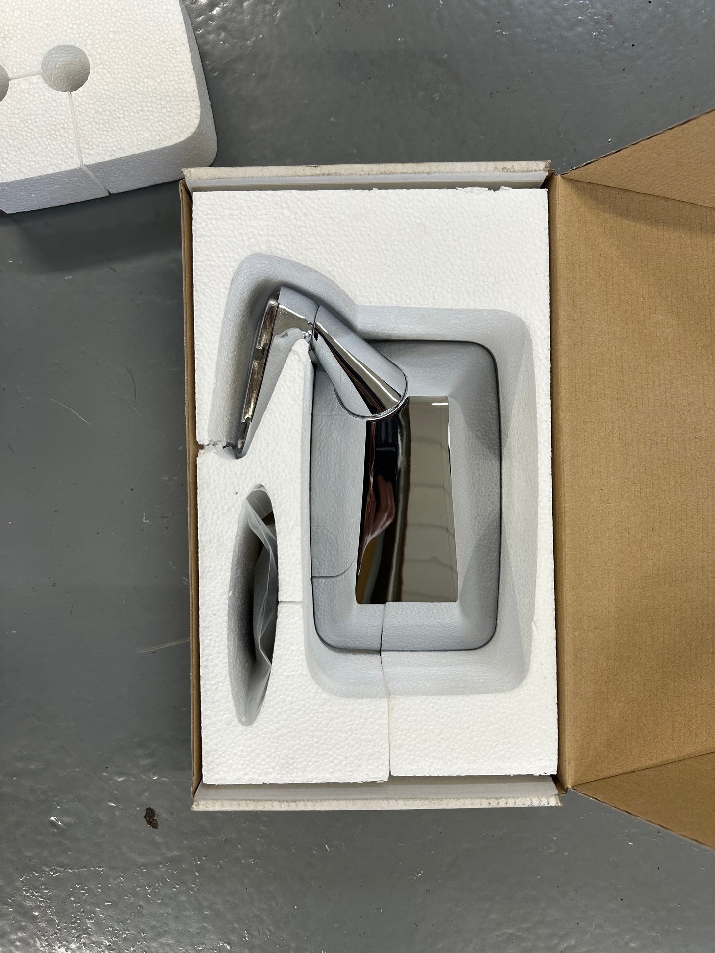 Genuine Porsche NOS large flag door mirror (LH) for 911 G-model (1974-75)