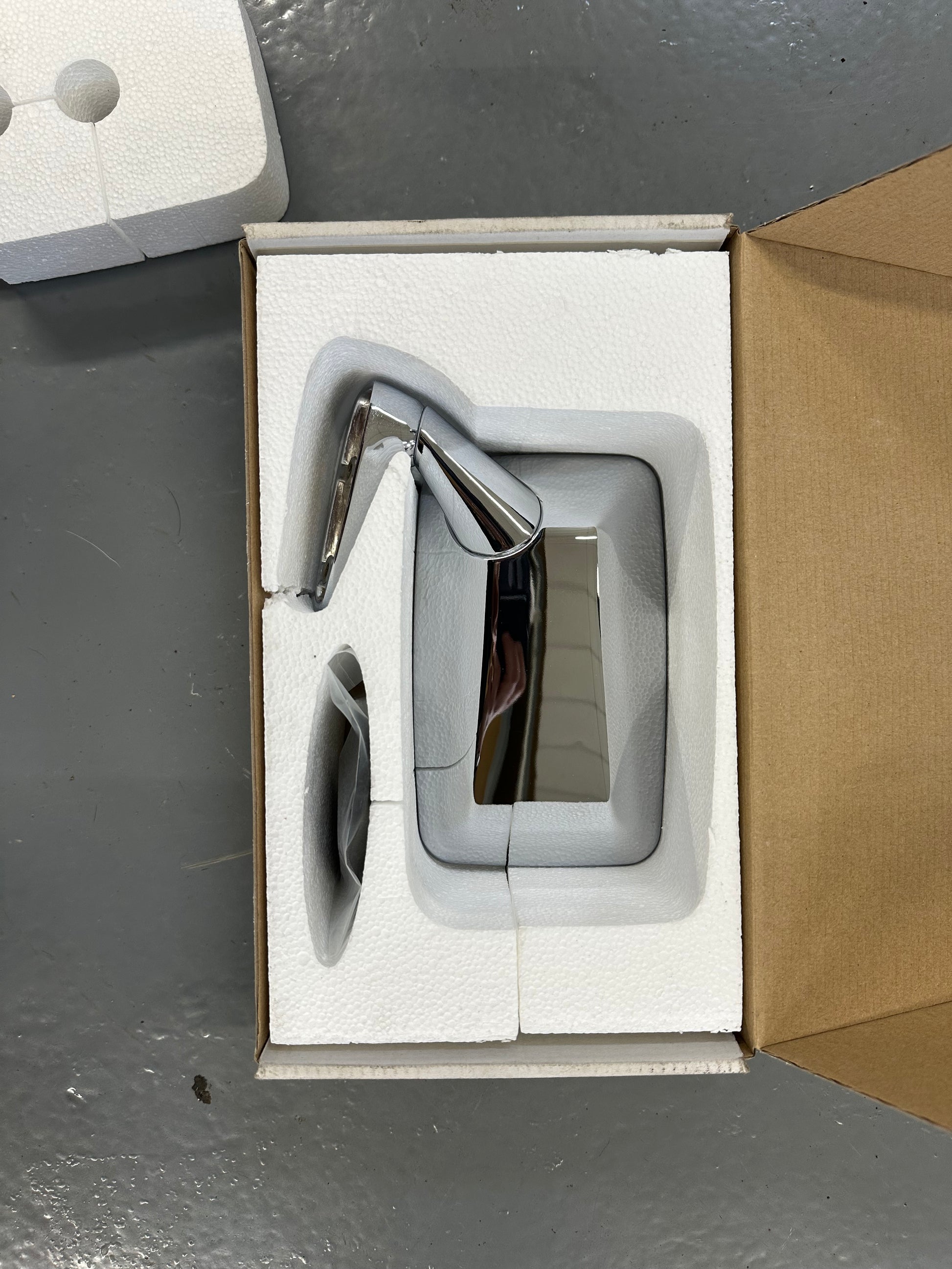 Genuine Porsche NOS large flag door mirror (LH) for 911 G-model (1974-75)