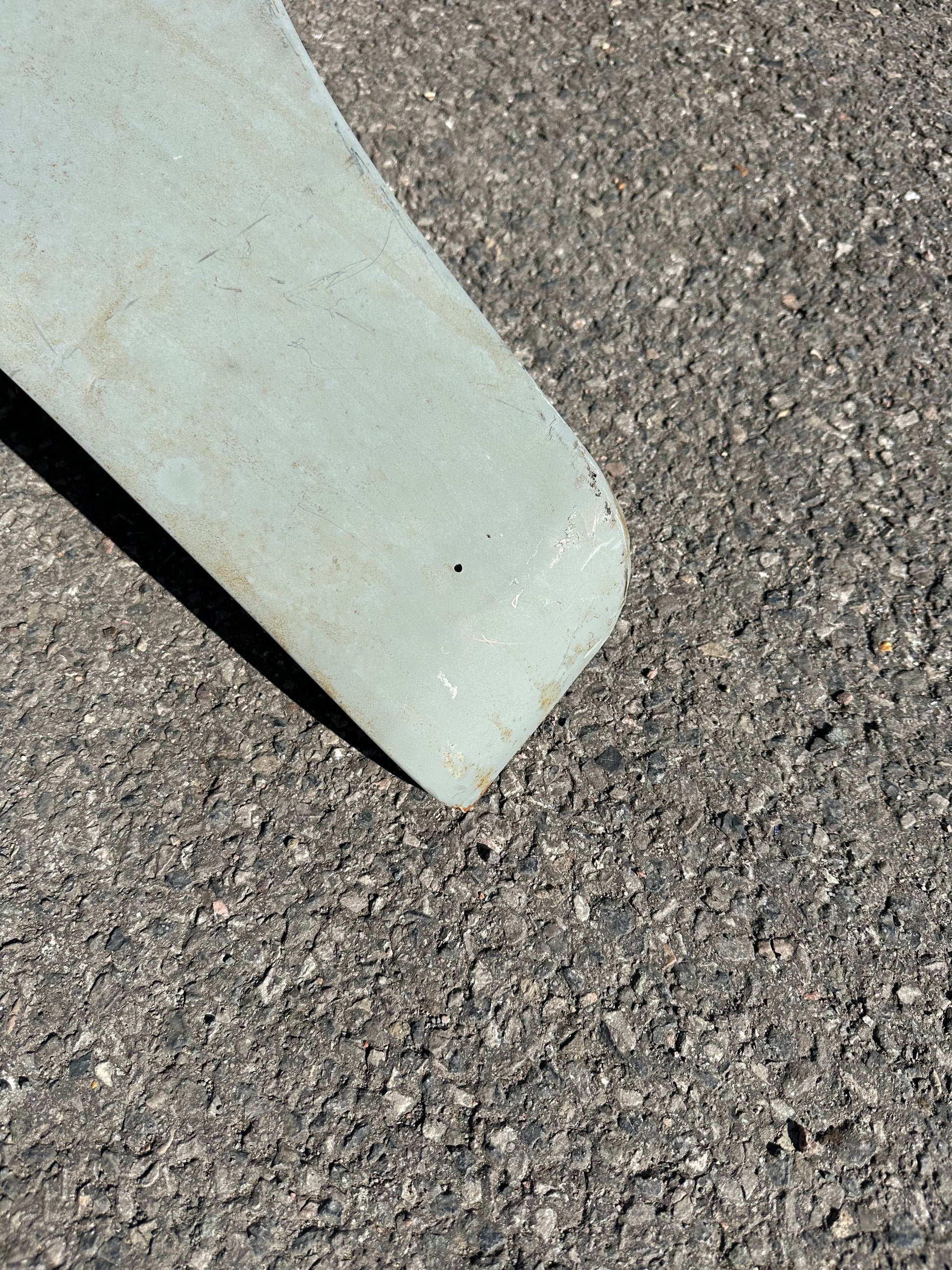 Genuine Porsche RH wing for 911 (F-model), light grey, RH, p/n 901.503.032.23