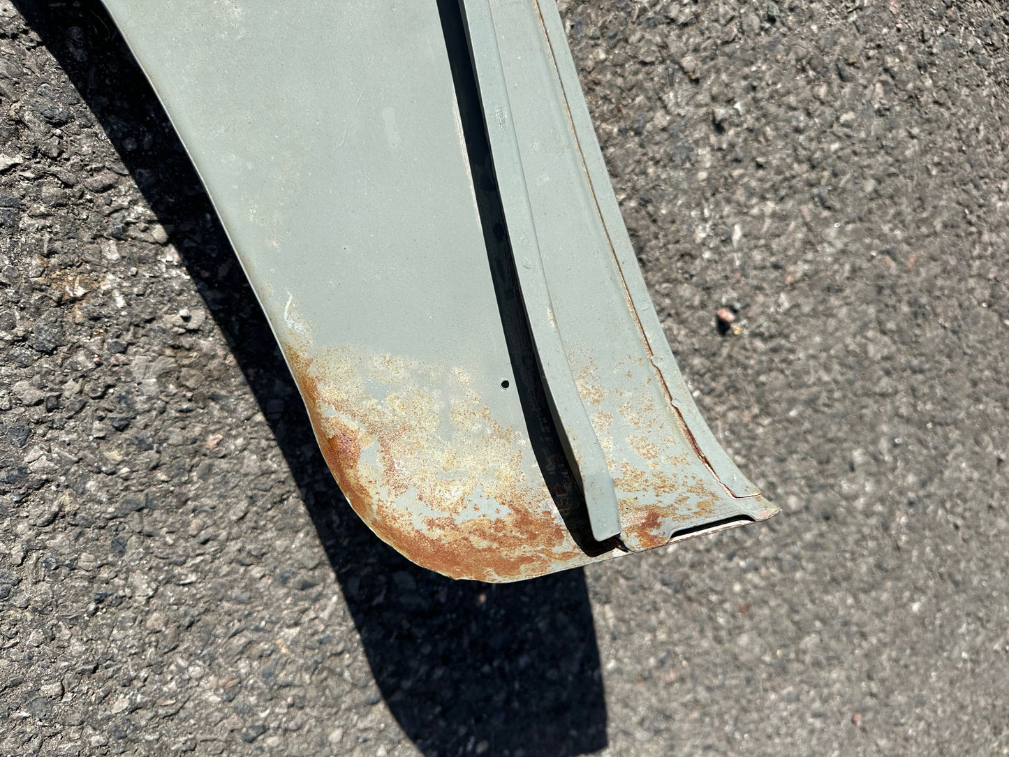 Genuine Porsche RH wing for 911 (F-model), light grey, RH, p/n 901.503.032.23