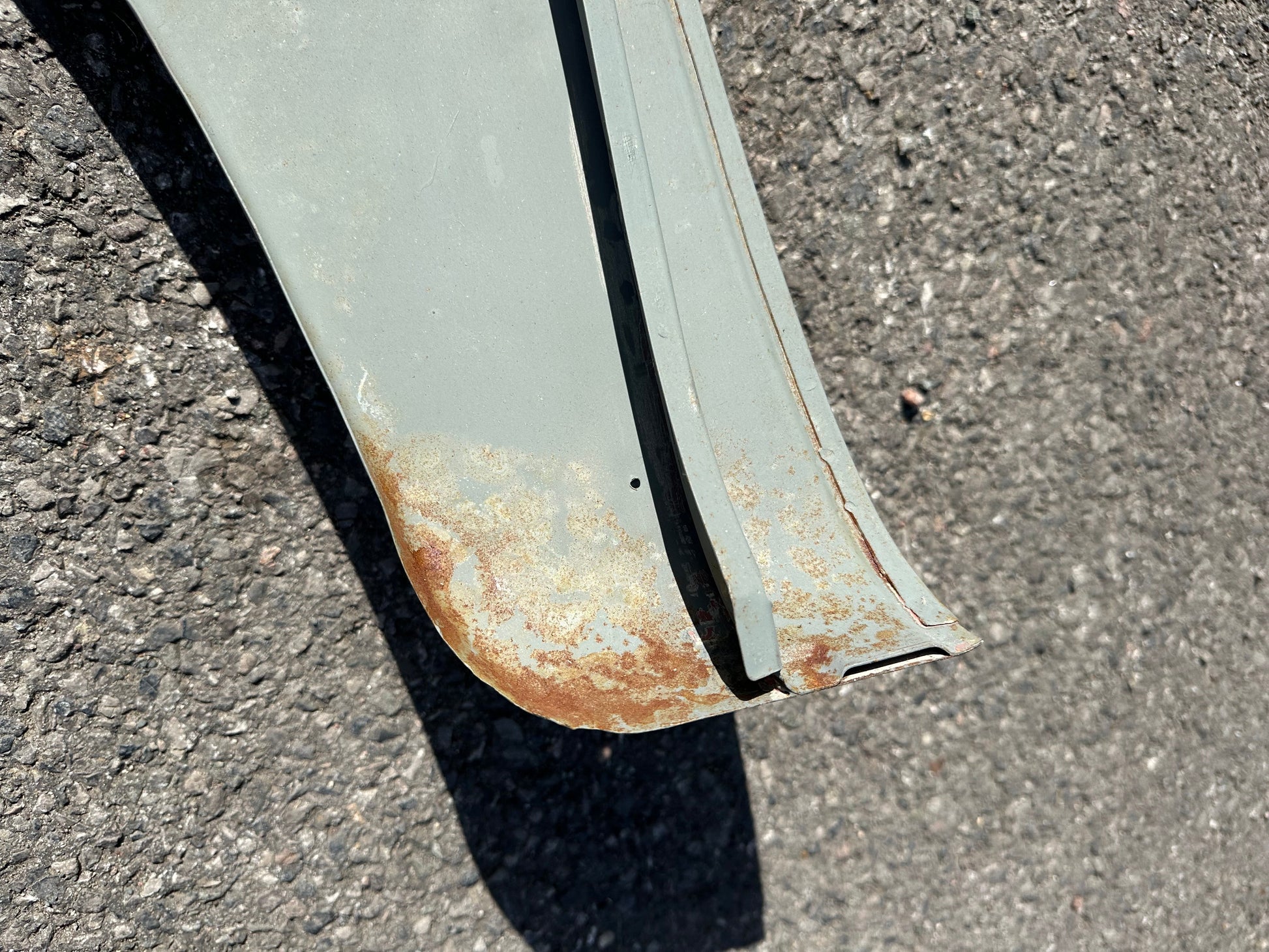Genuine Porsche RH wing for 911 (F-model), light grey, RH, p/n 901.503.032.23