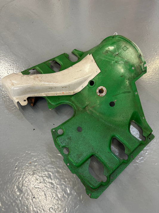 Genuine Porsche engine shroud for 2.4l 911E 1972-73 with oil cooler guide