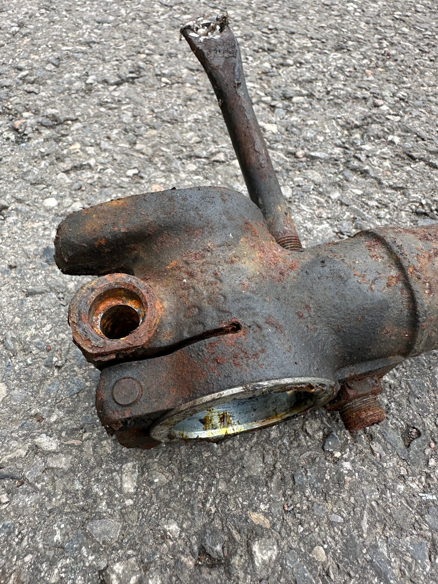 Genuine Porsche front axle support tube & wishbone for 911 (1965-68)