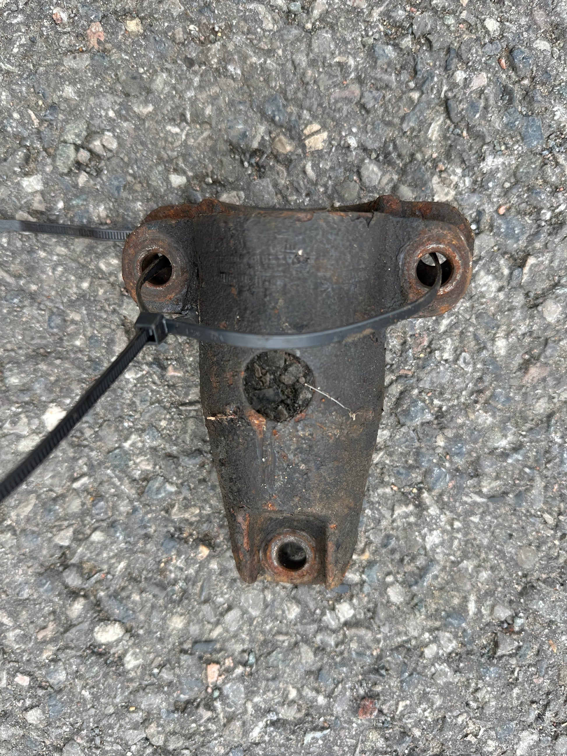 Genuine Porsche front axle support tube & wishbone for 911 (1965-68)