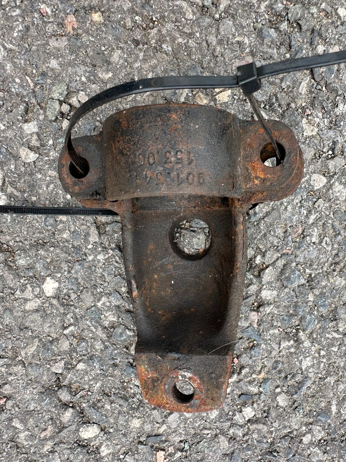 Genuine Porsche front axle support tube & wishbone for 911 (1965-68)