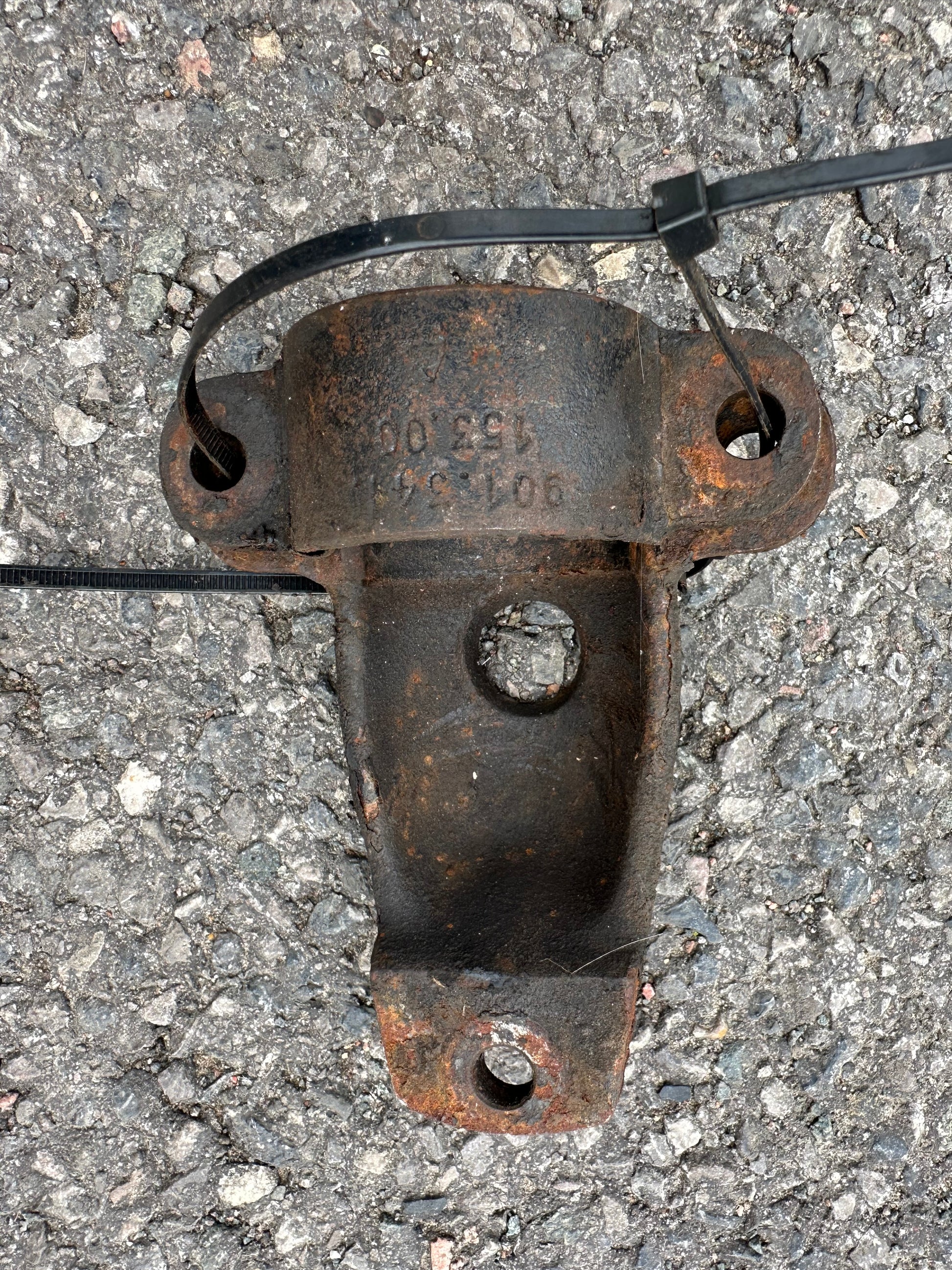 Genuine Porsche front axle support tube & wishbone for 911 (1965-68)