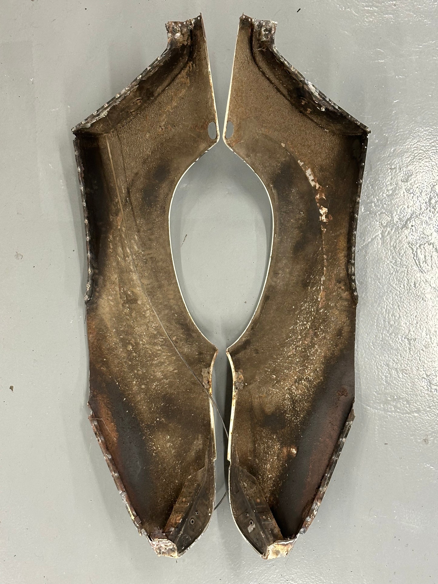 Genuine Porsche rear quarter panels (L&R) for 911/912 F-model (1965-69) - lower part