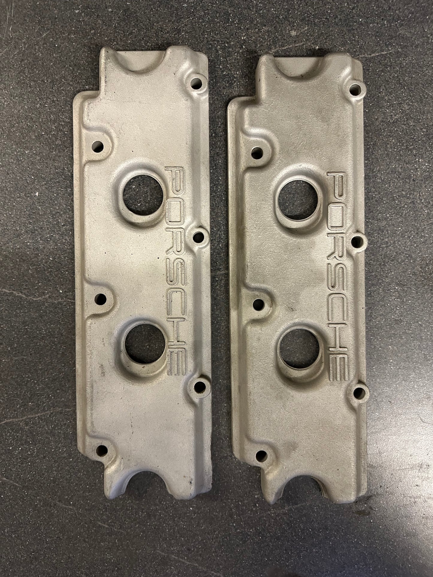 Genuine Porsche upper & lower twin-plug valve covers for 911 F-model (1965-66)