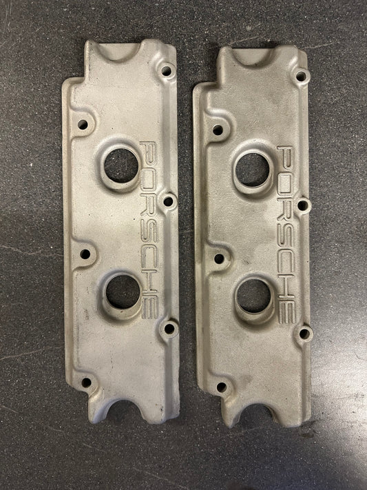 Genuine Porsche upper & lower twin-plug valve covers for 911 F-model (1965-66)