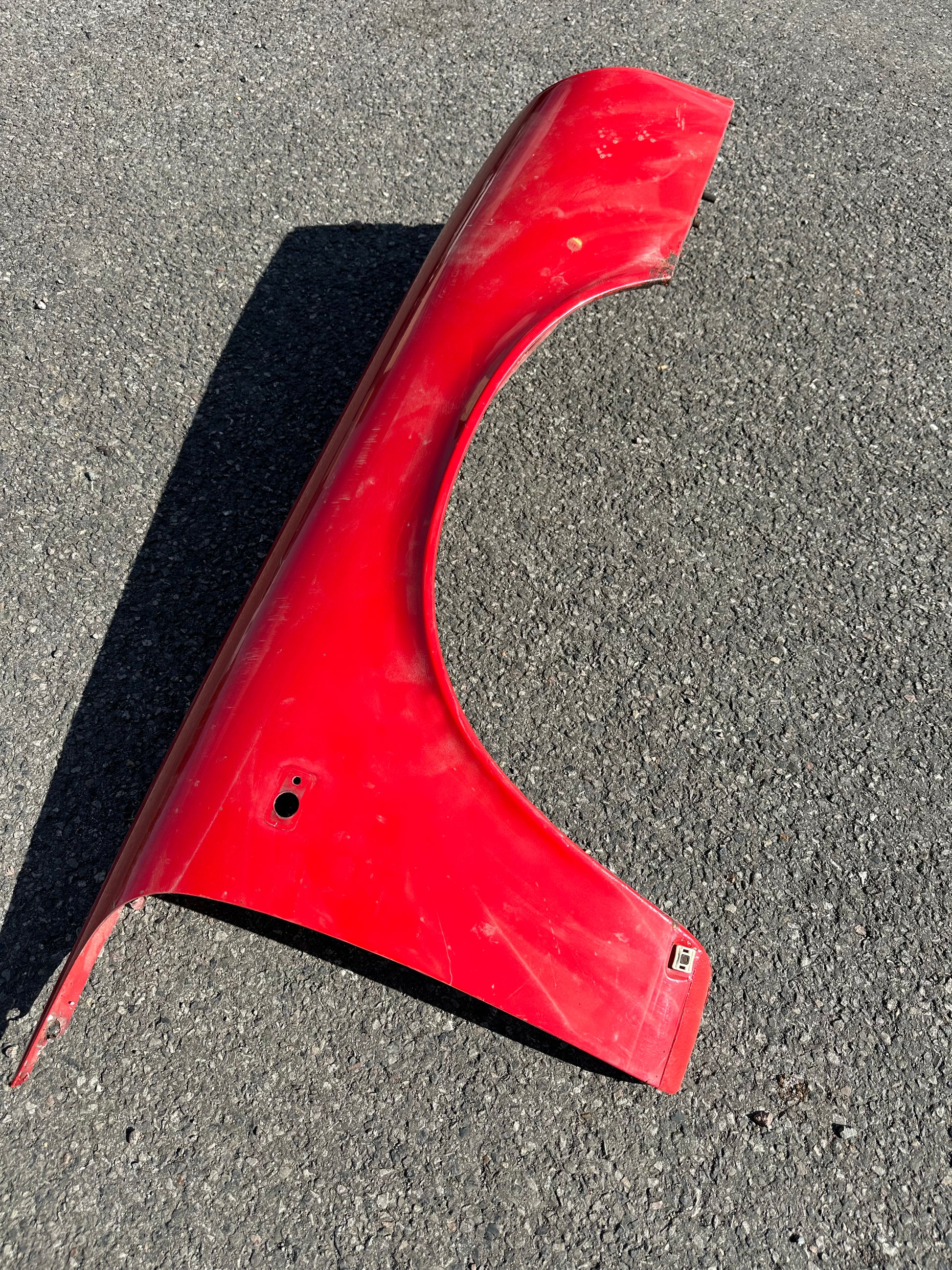 Genuine Porsche wing for 911 (964) RH, red, p/n 964.503.032.02