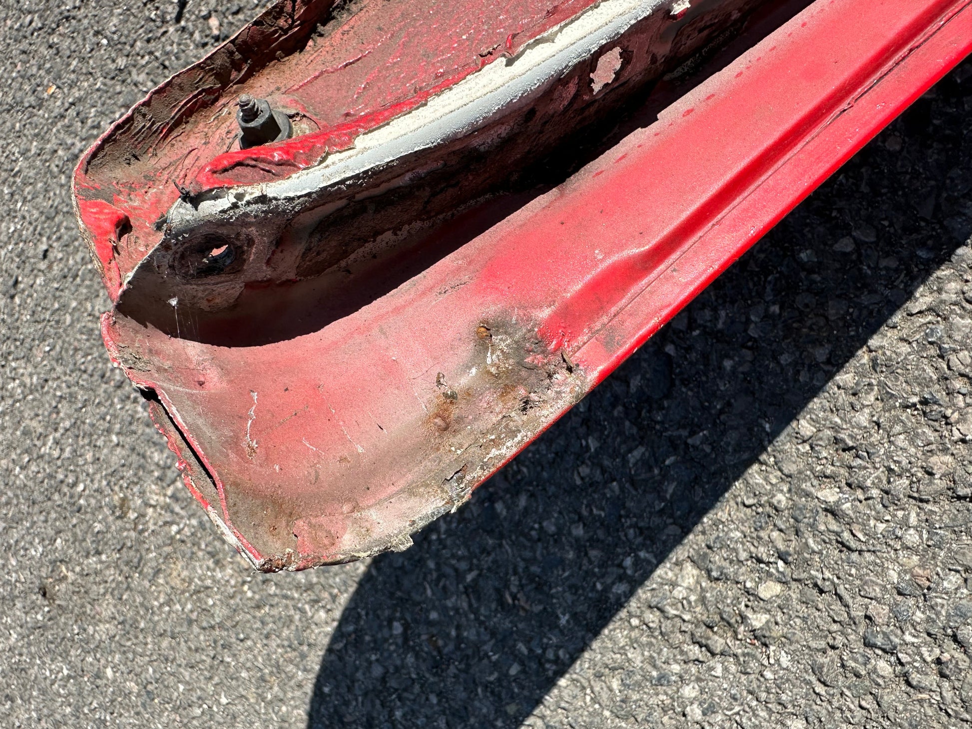 Genuine Porsche wing for 911 (964) RH, red, p/n 964.503.032.02