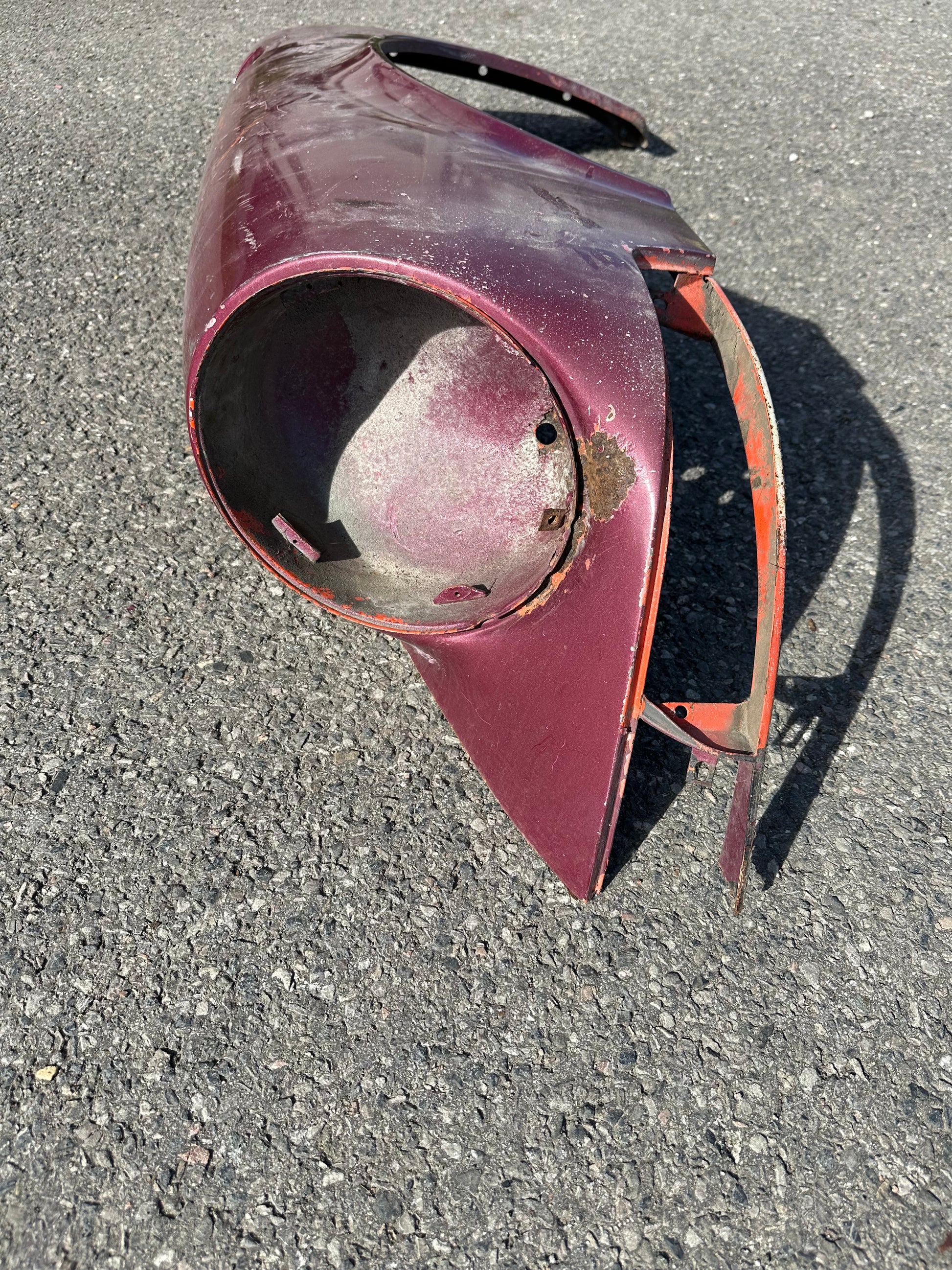 Genuine Porsche wing for 911 (F-model), burgundy, LH