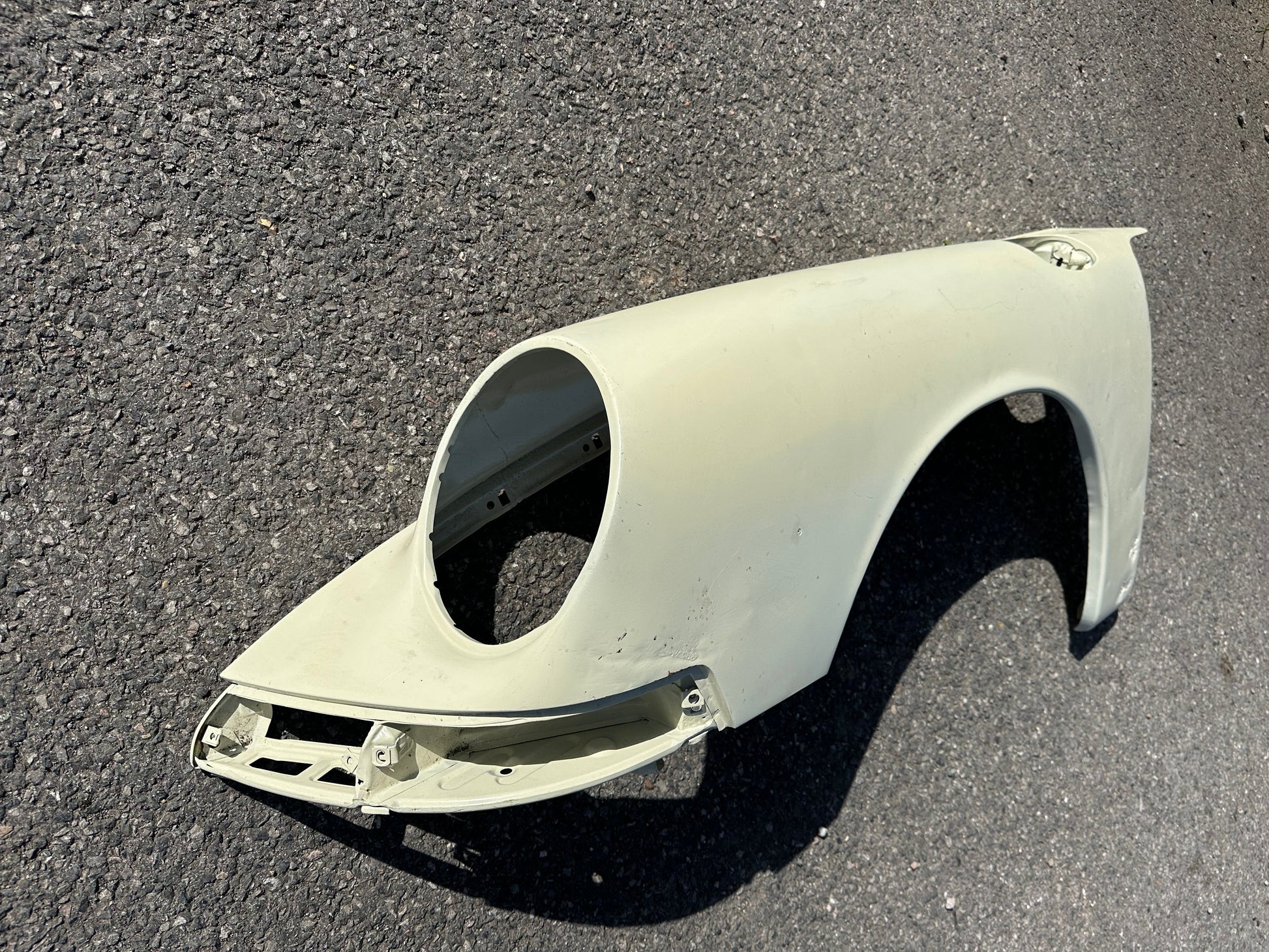 Genuine Porsche wing for 911 (F-model) cream, LH