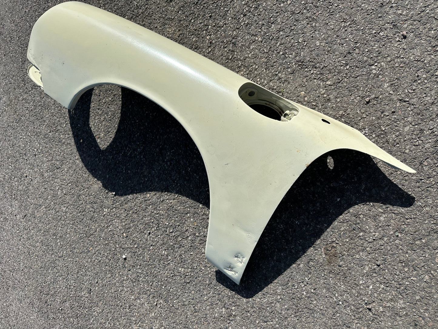 Genuine Porsche wing for 911 (F-model), cream, LH