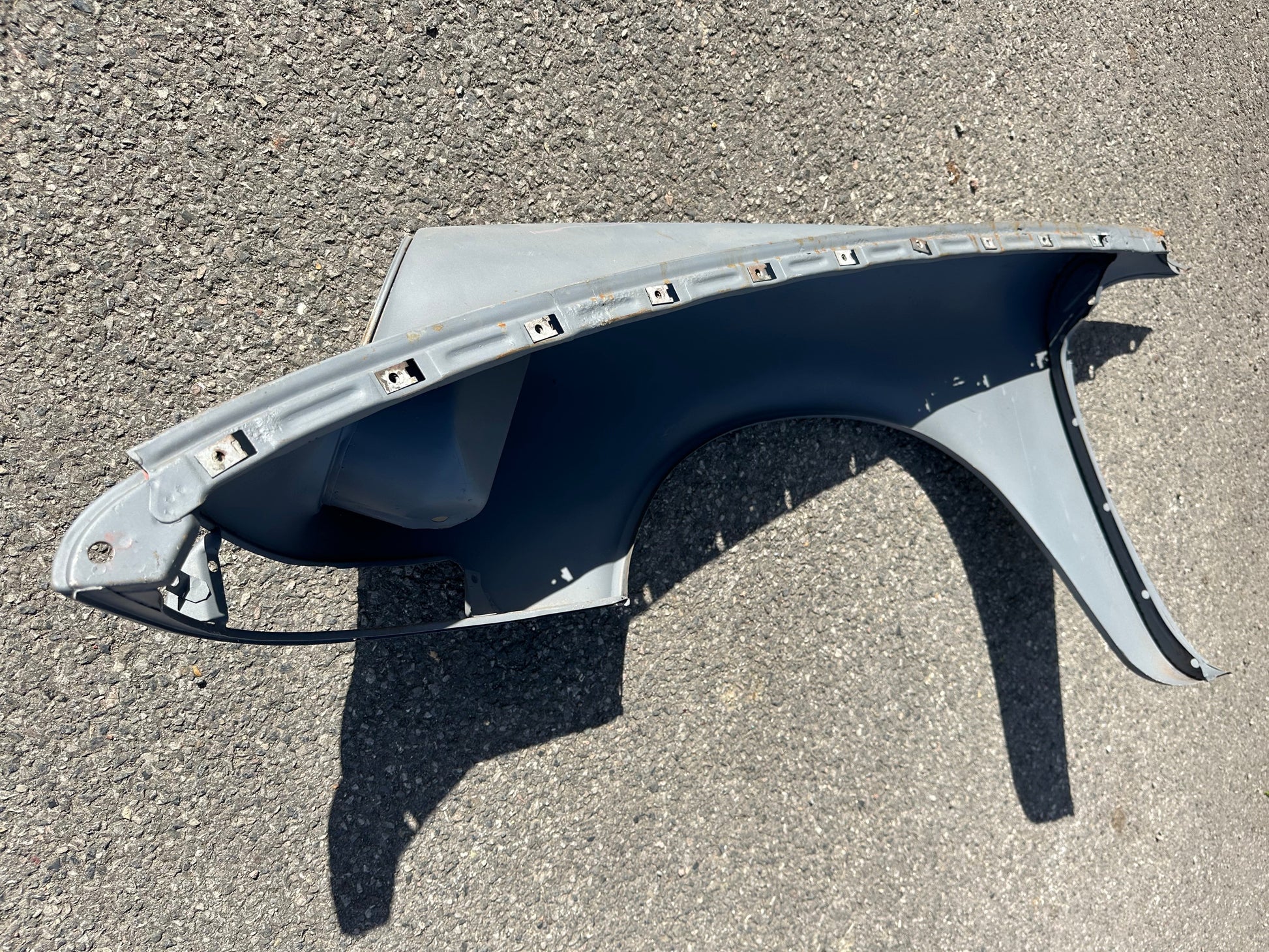 Genuine Porsche wing for 911 (F-model), grey, RH, p/n 901.503.032.23