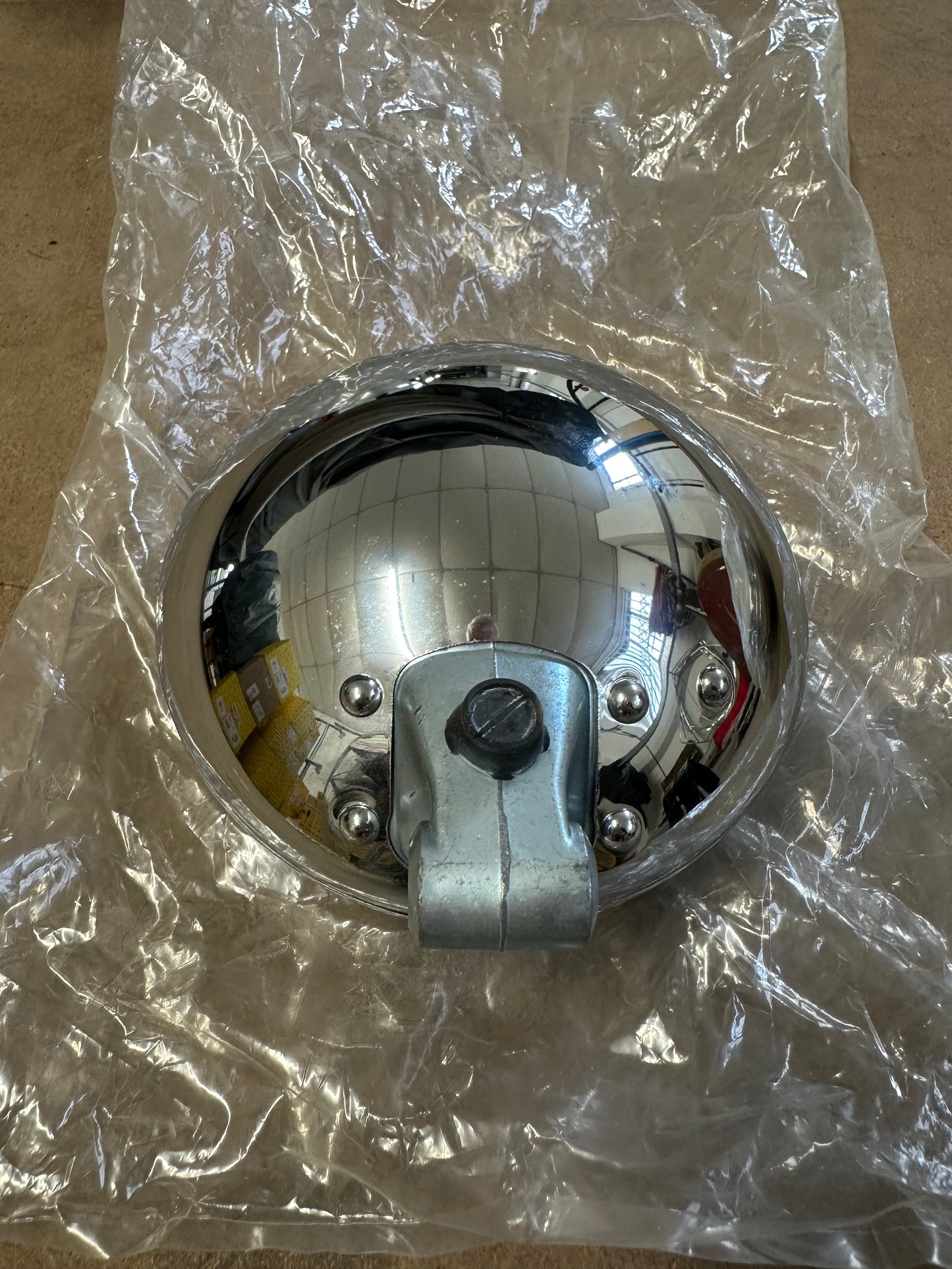 Pair of NOS genuine Porsche through-grille additional headlamps / fog lights - option M 433 for Carrera 2.7 RS