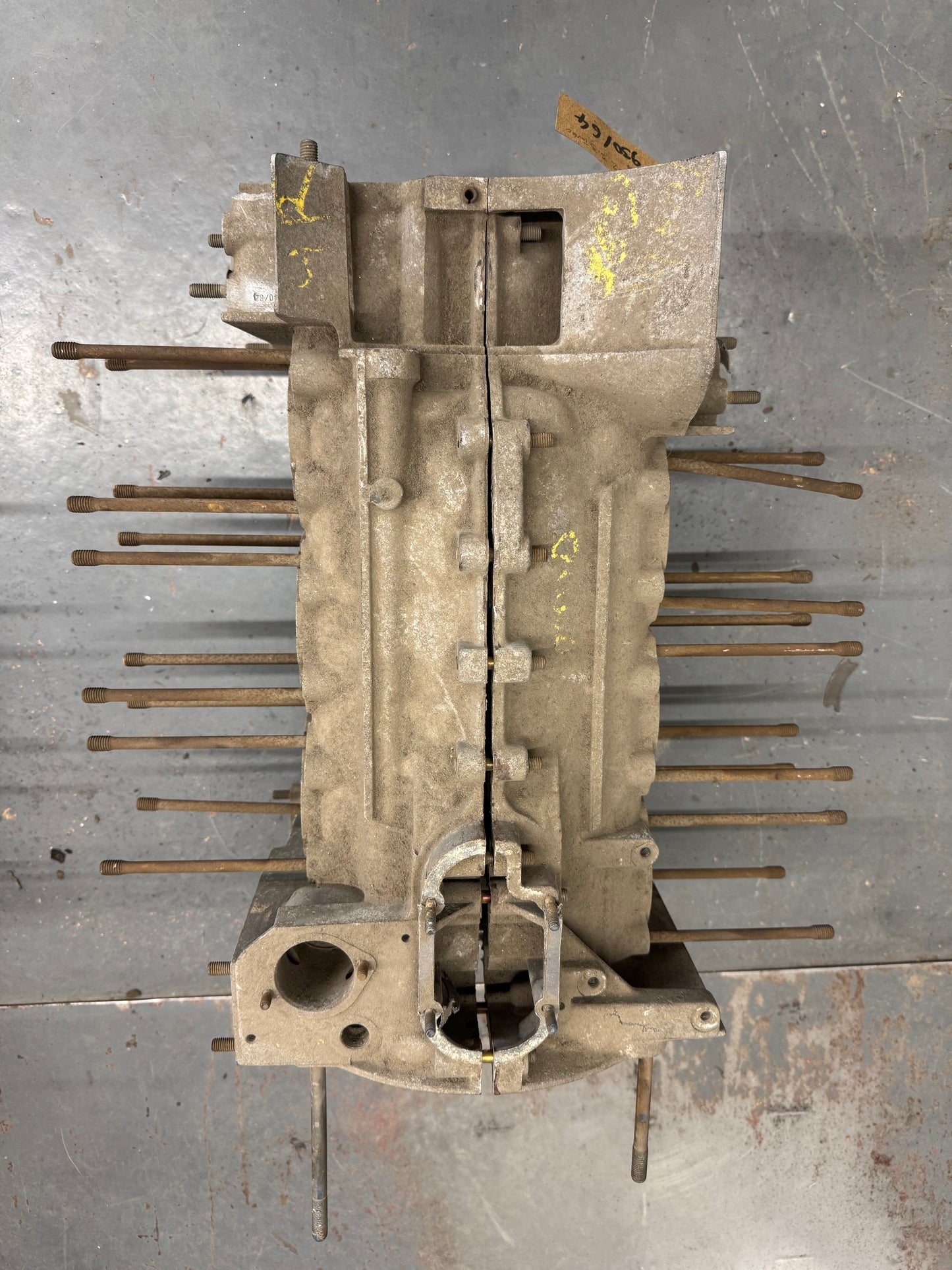 Pair of Porsche type 930/64 crankcases for 1979 MY 3.3 turbo