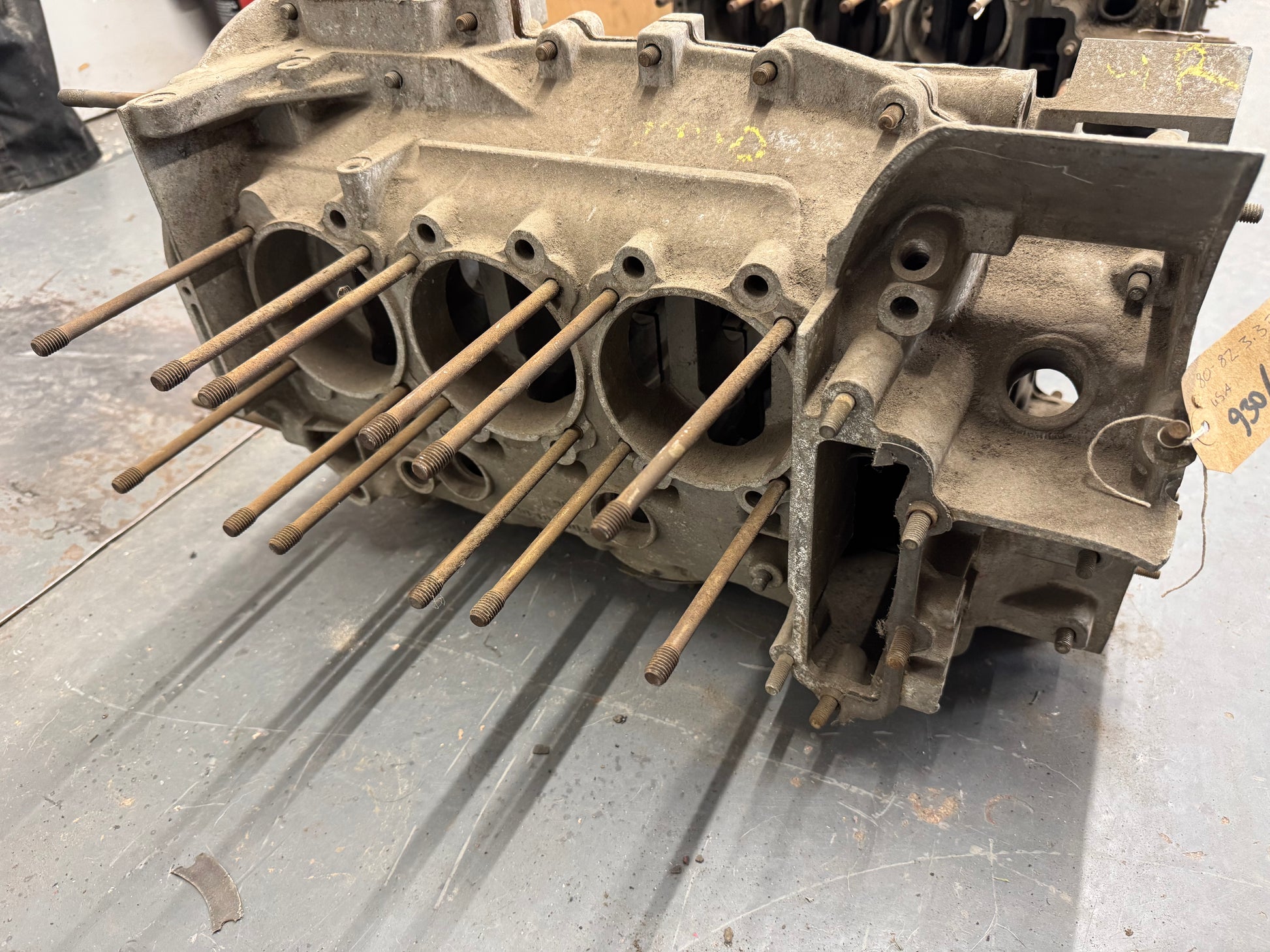 Pair of Porsche type 930/64 crankcases for 1979 MY 3.3 turbo