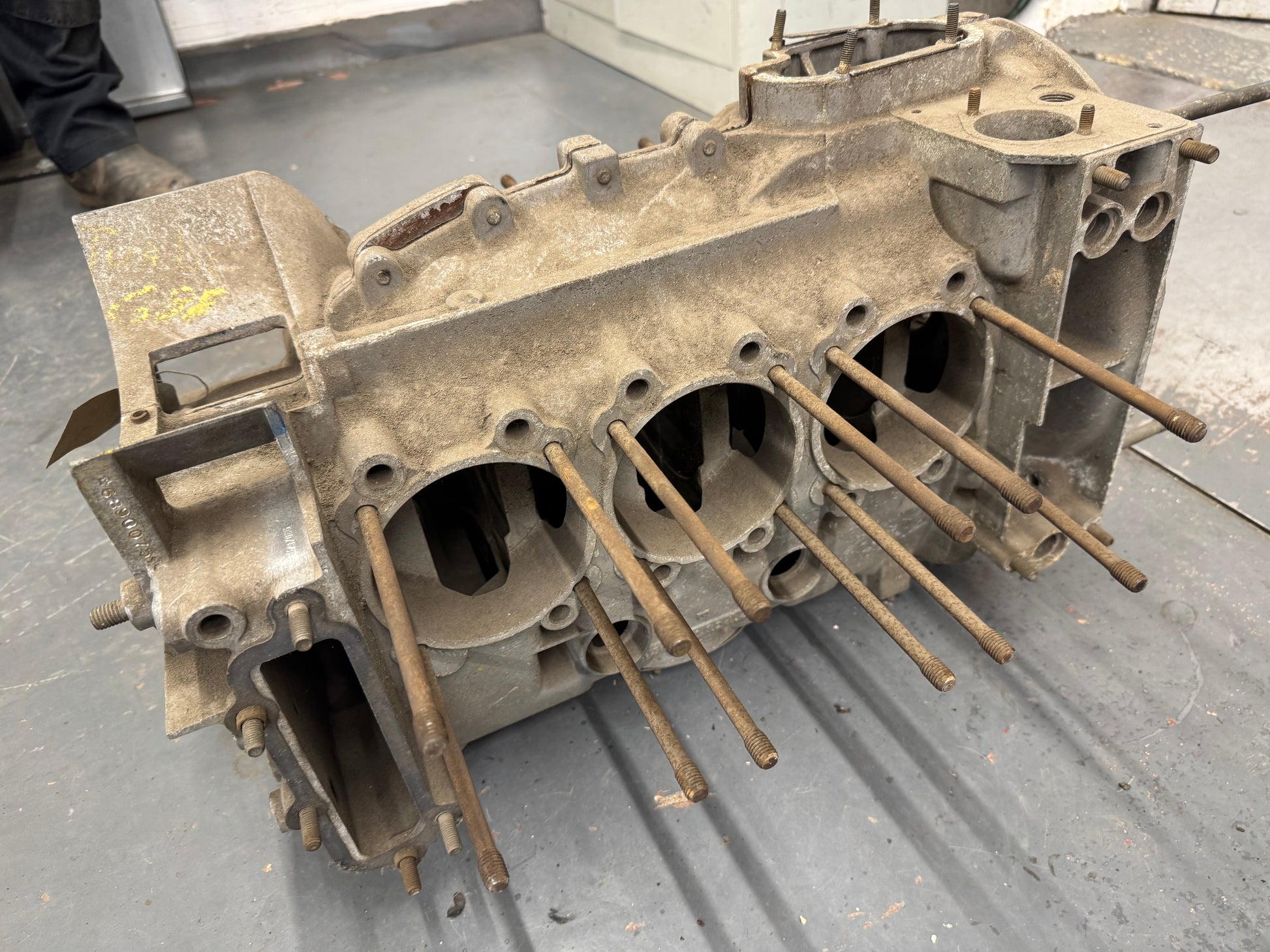 Pair of Porsche type 930/64 crankcases for 1979 MY 3.3 turbo
