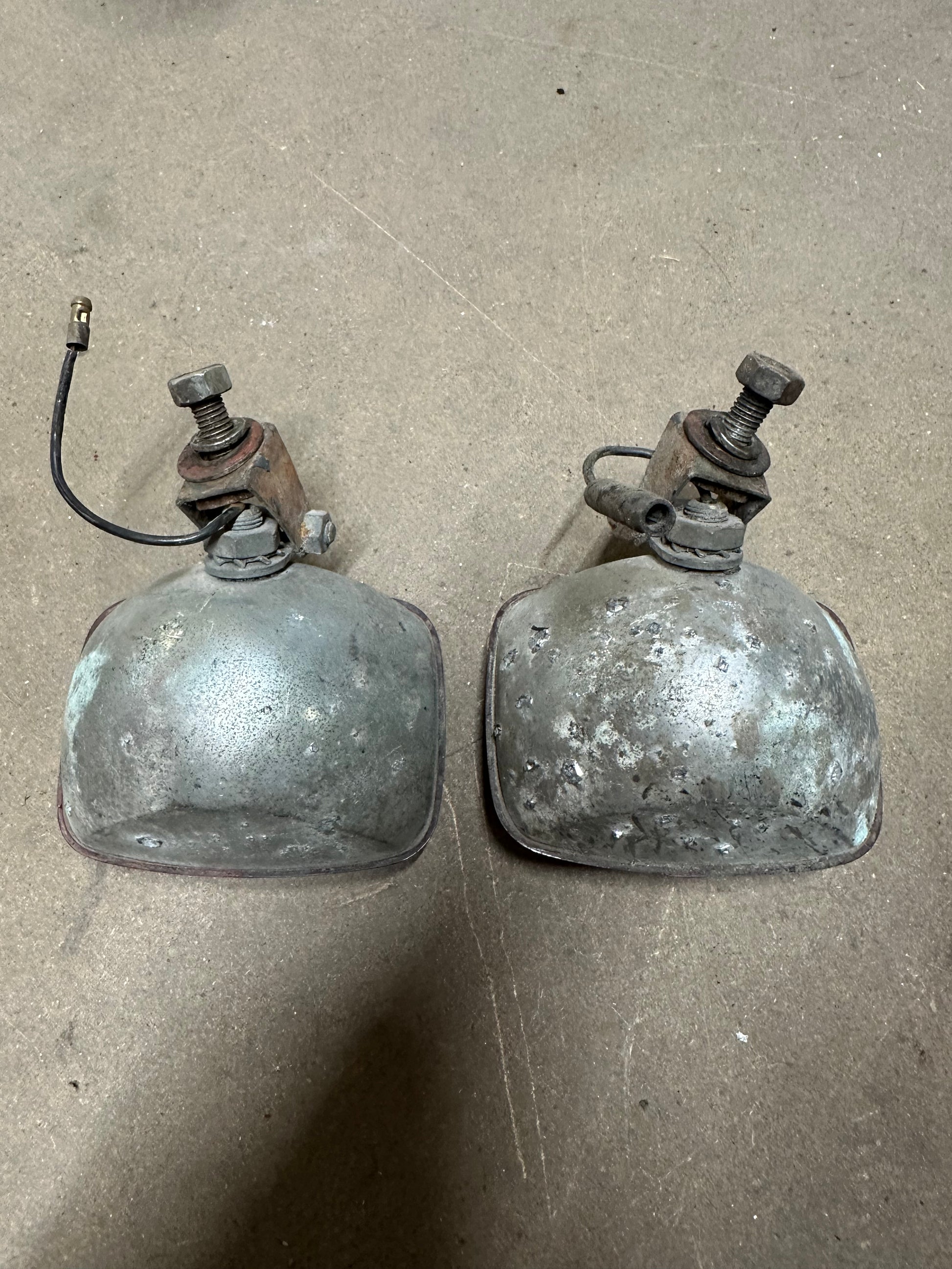 Pair of genuine Porsche 911 G-model rear fog lights
