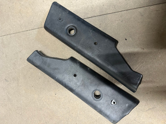 Pair of genuine Porsche B-pillar trim panels for 914, 914/6 1970-76 p/n 914.552.033.10  /L, p/n 914.552.034.10  /R