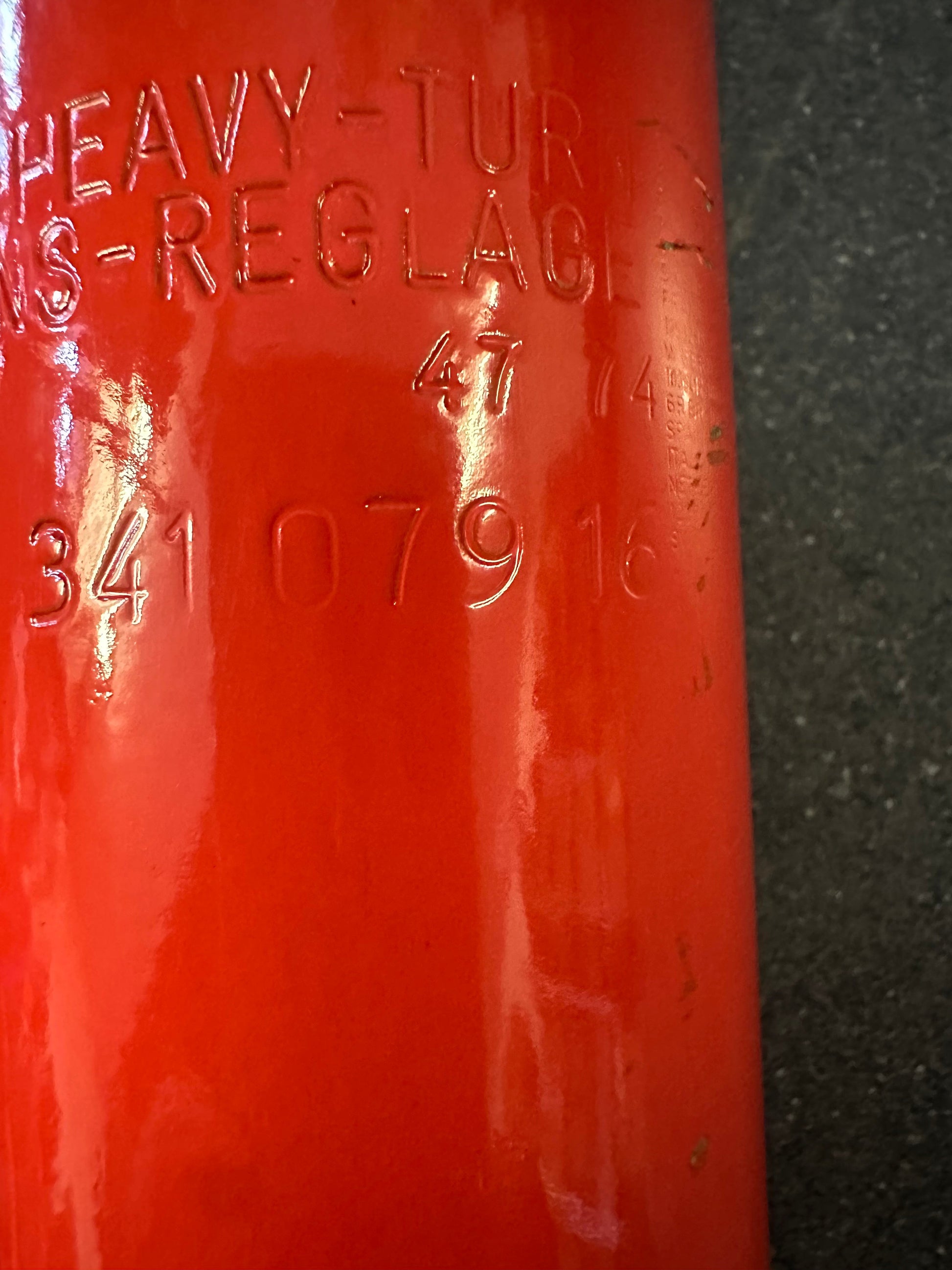 Pair of genuine Porsche Koni shock absorber struts for F- & G-model 911 (1972-1977)