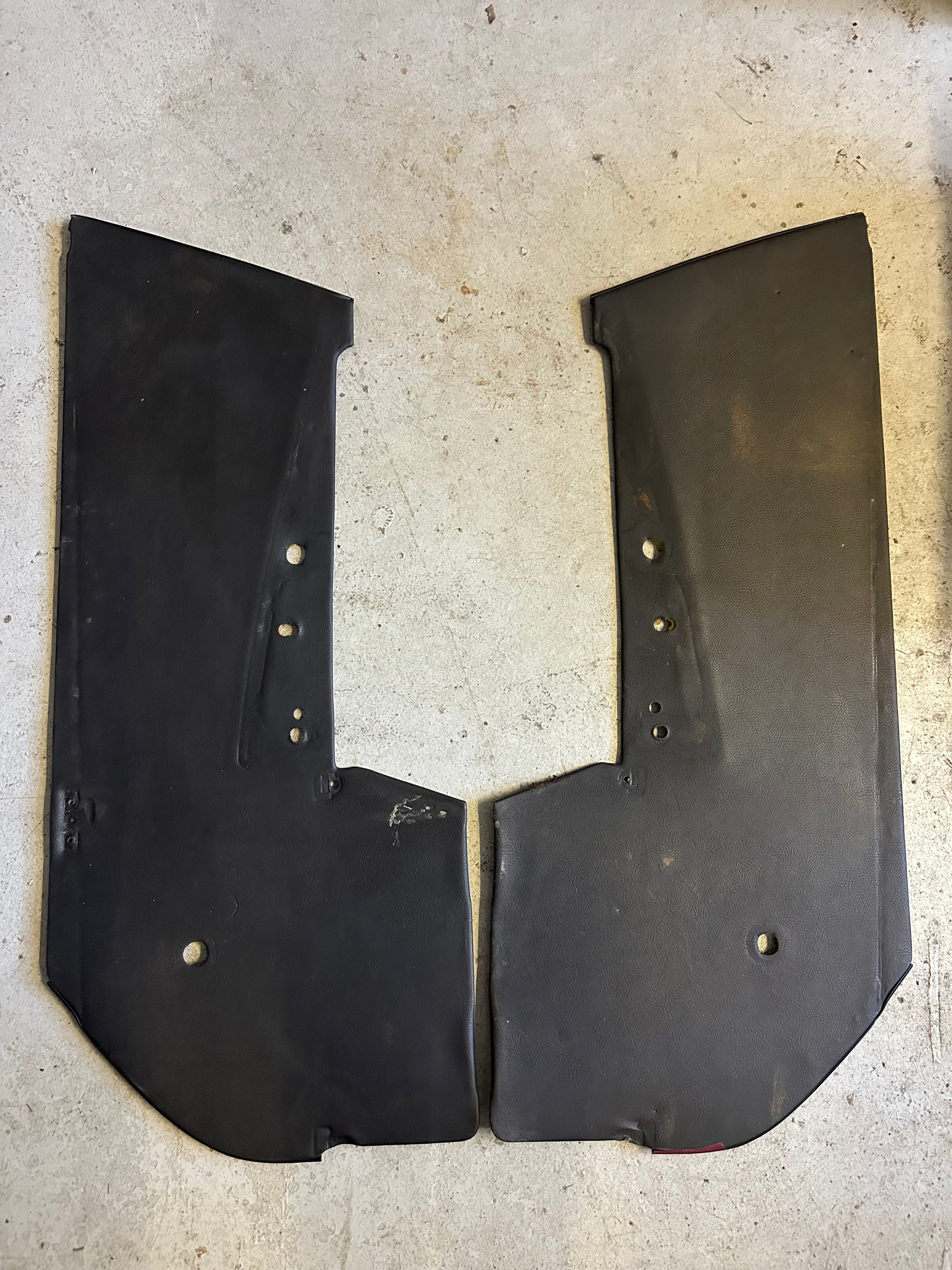 Pair of genuine Porsche door cards for 911 F-model (LHD) (1965-1973)