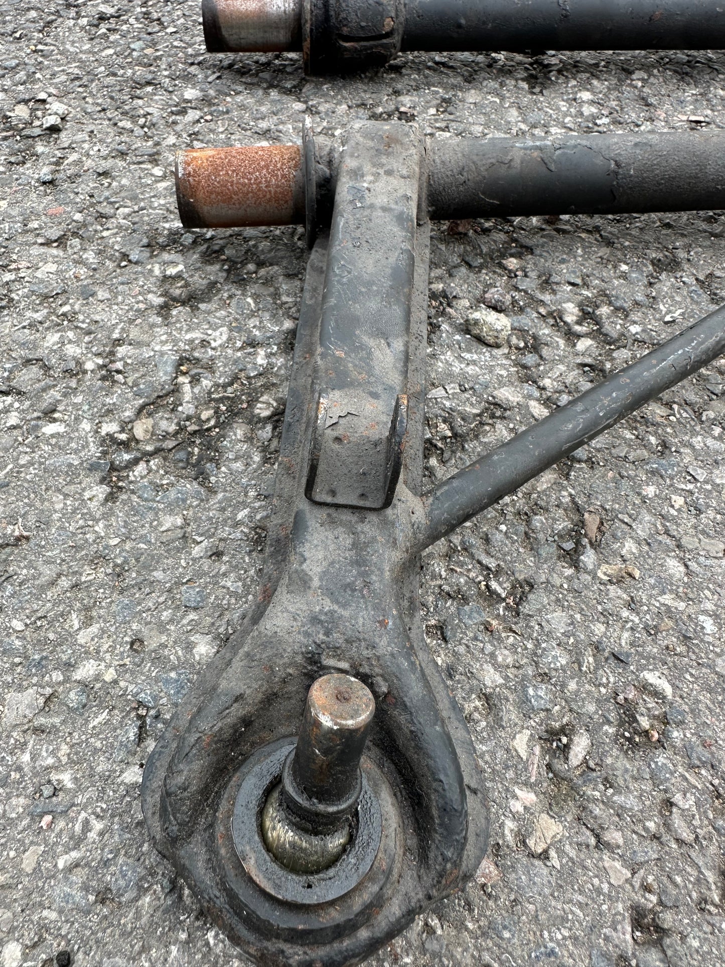 Pair of genuine Porsche front A-arms with ball joints for 911 (1972-89)