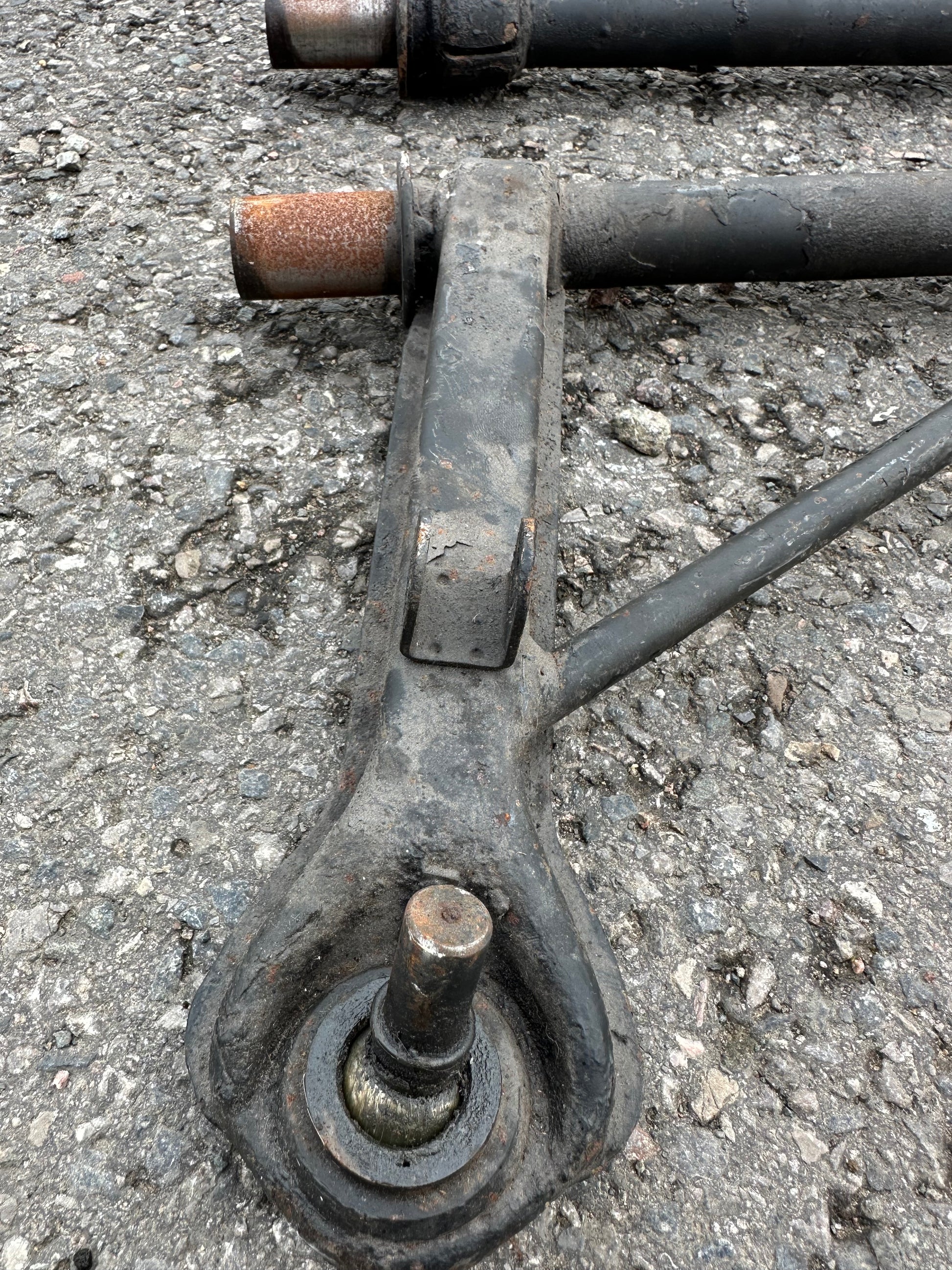 Pair of genuine Porsche front A-arms with ball joints for 911 (1972-89)