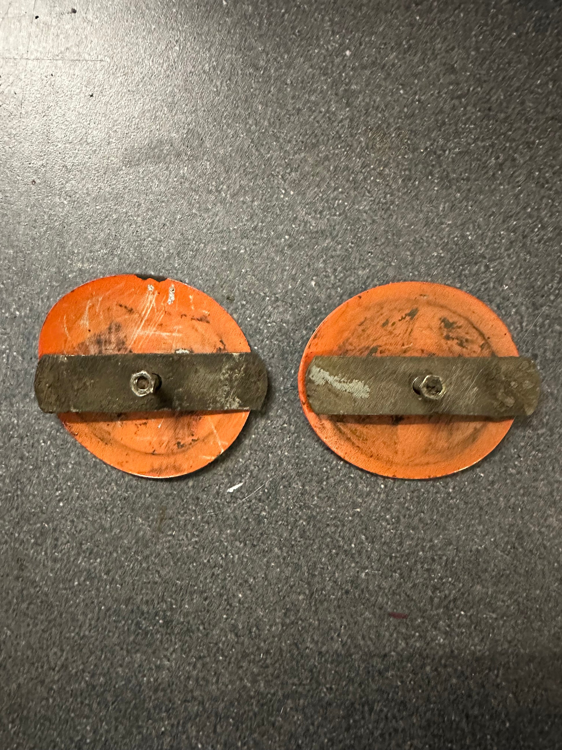 Pair of genuine Porsche torsion bar covers for 911/912 F- & G-model (1965-86)