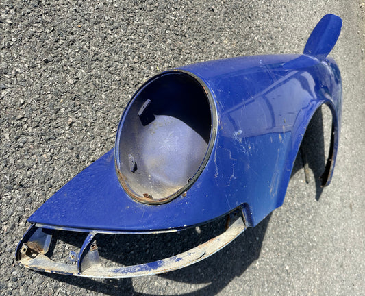 Pair of genuine Porsche wings for 911 (F-model), blue - LH, p/n 901.503.031.23