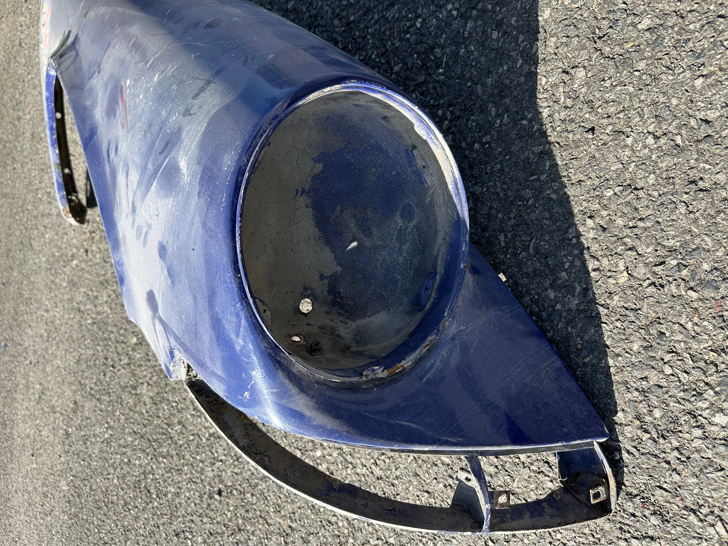 Pair of genuine Porsche wings for 911 (F-model), blue - RH, p/n 901.503.032.23