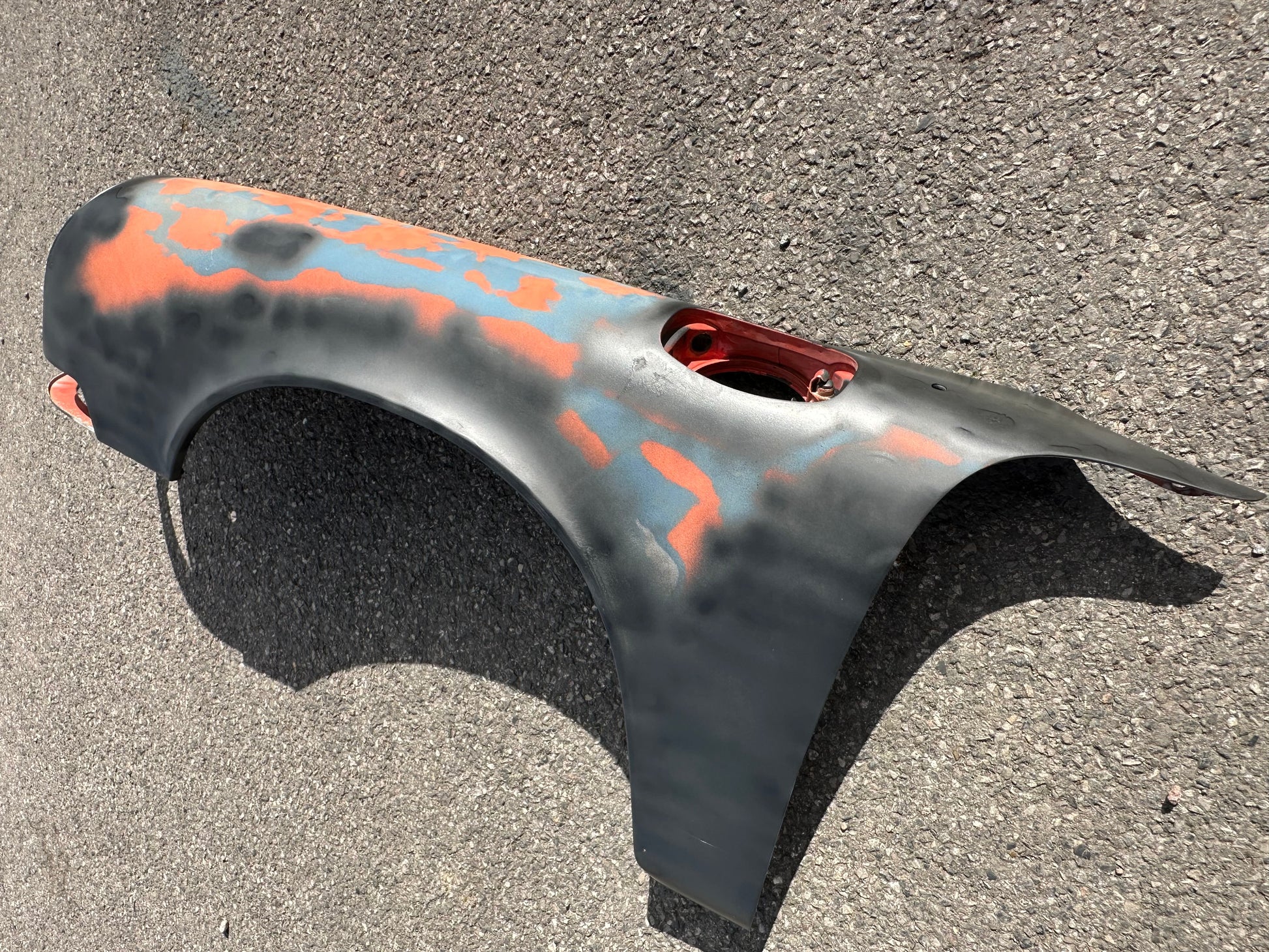 Pair of genuine Porsche wings for 911 (F-model), repaired, LH, p/n 901.503.031.23