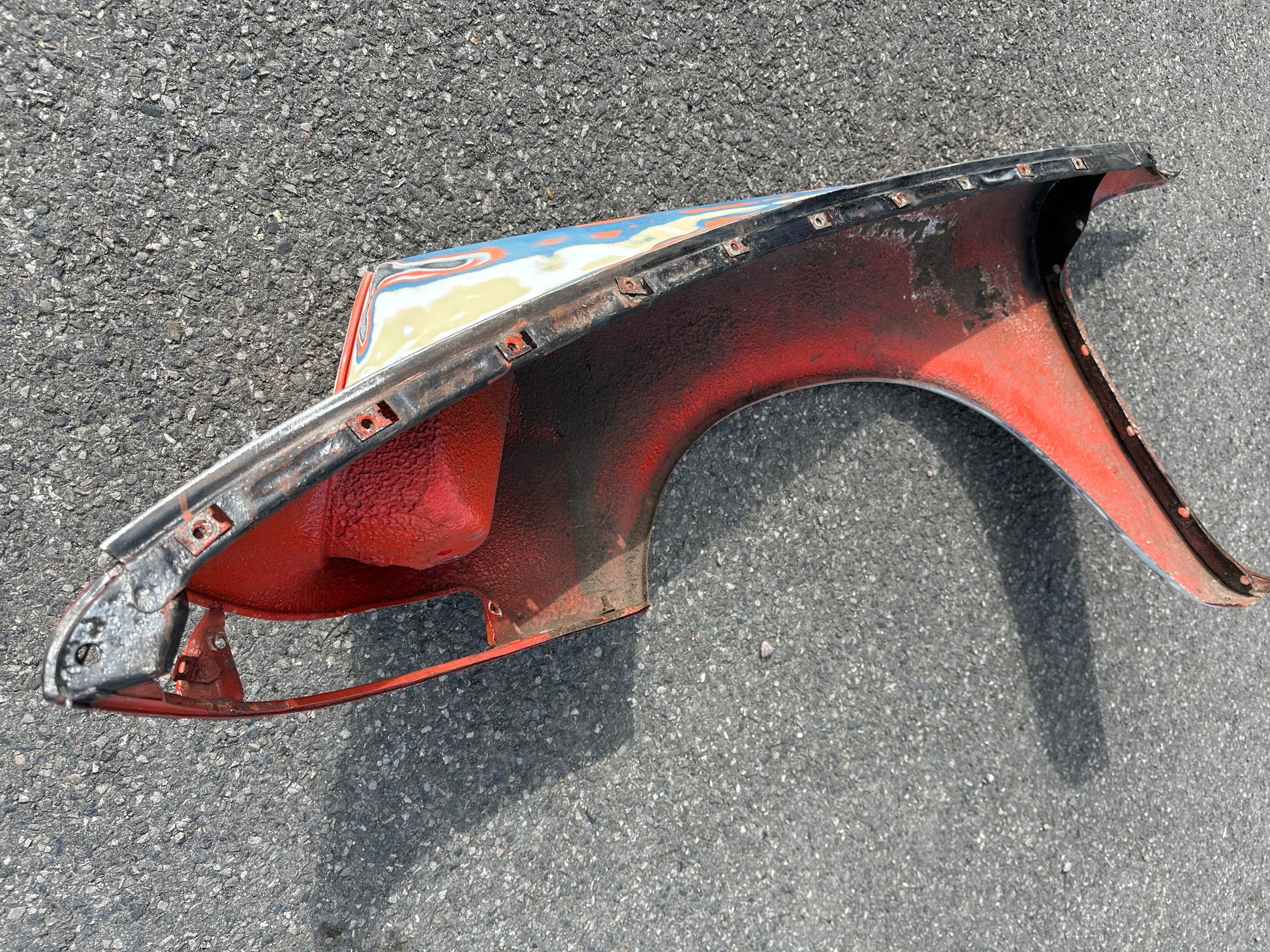 Pair of genuine Porsche wings for 911 (F-model), repaired, RH, p/n 901.503.032.23