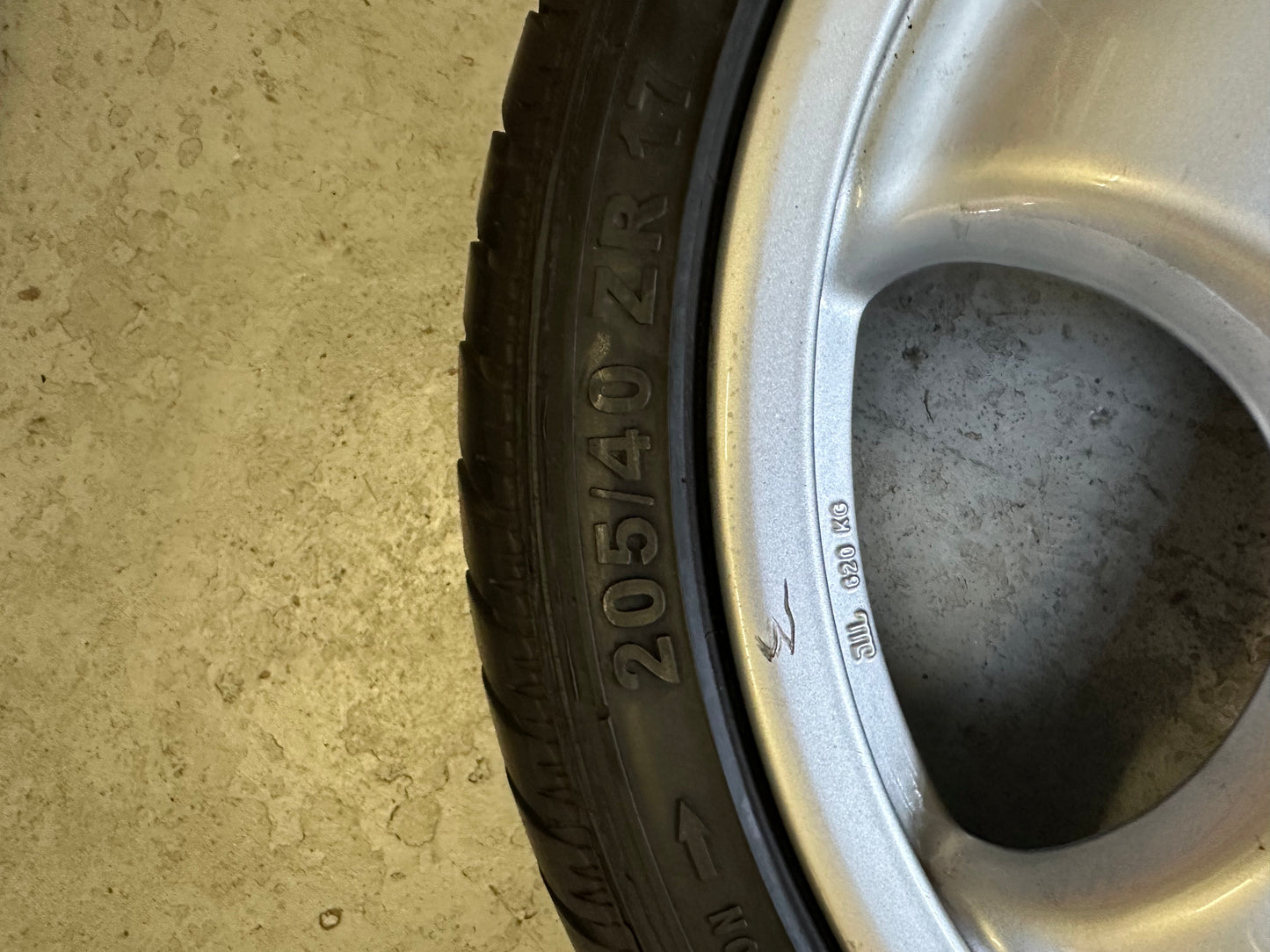 Pair of replica ‘Cup 1’ 7.5J x 17” forged alloy wheels for Porsche 911 (964)