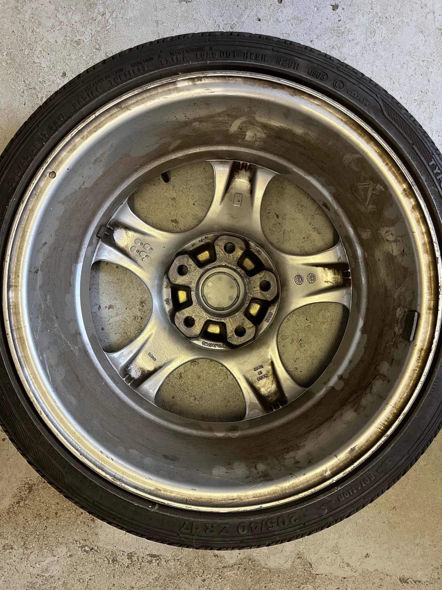 Pair of replica ‘Cup 1’ 7.5J x 17” forged alloy wheels for Porsche 911 (964)