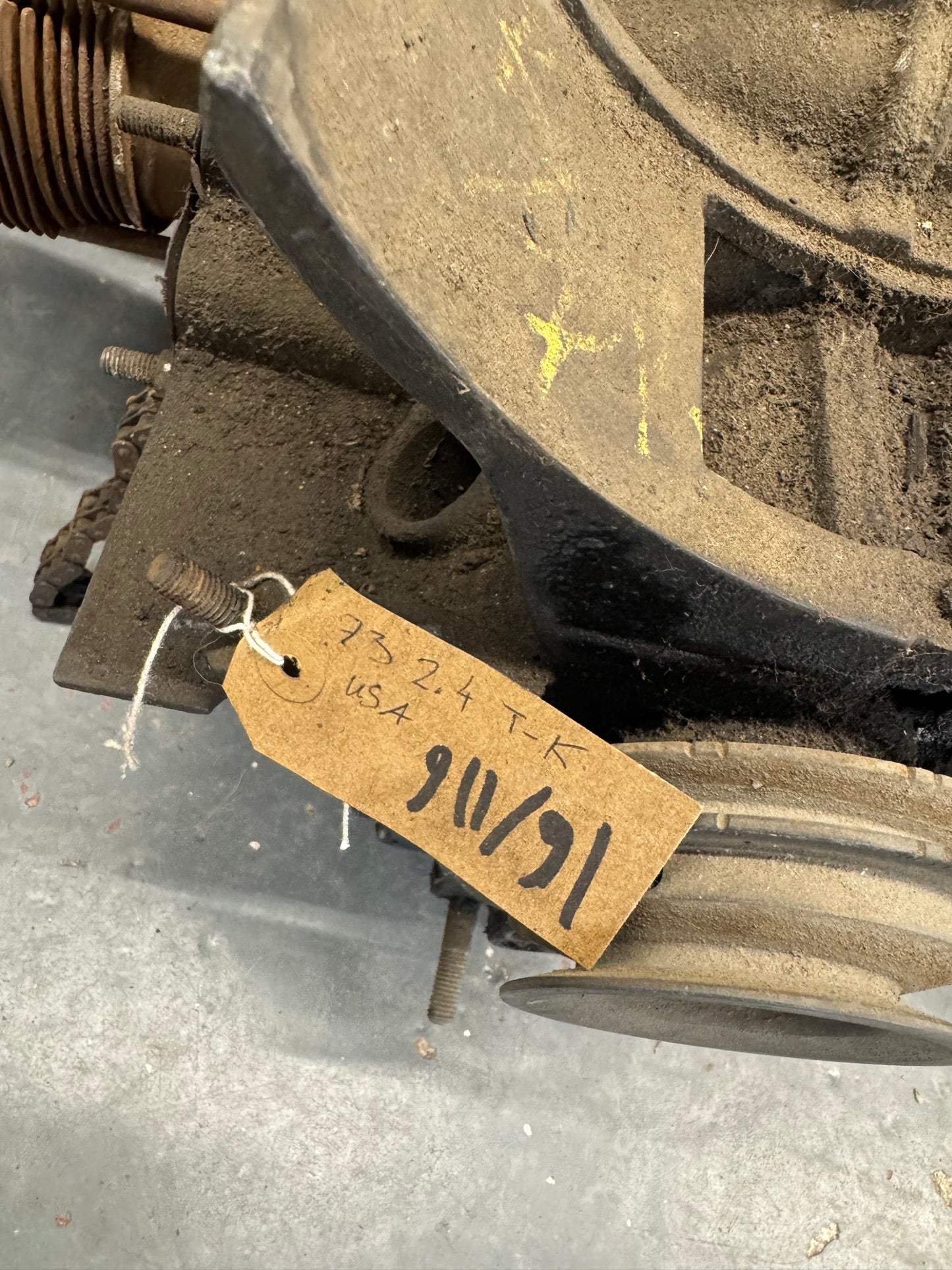 Porsche type 911/91 bottom end engine for 911 F-model 2.4l (1973 MY / CIS)