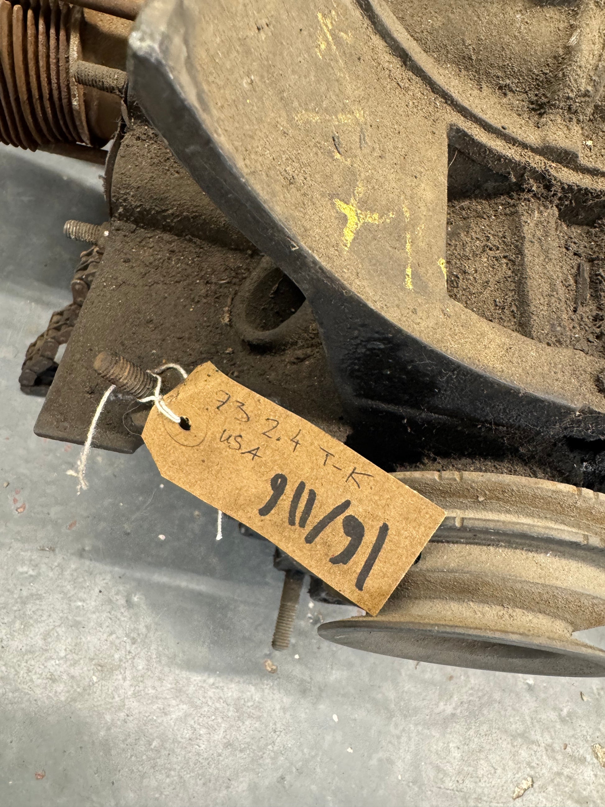 Porsche type 911/91 bottom end engine for 911 F-model 2.4l (1973 MY / CIS)