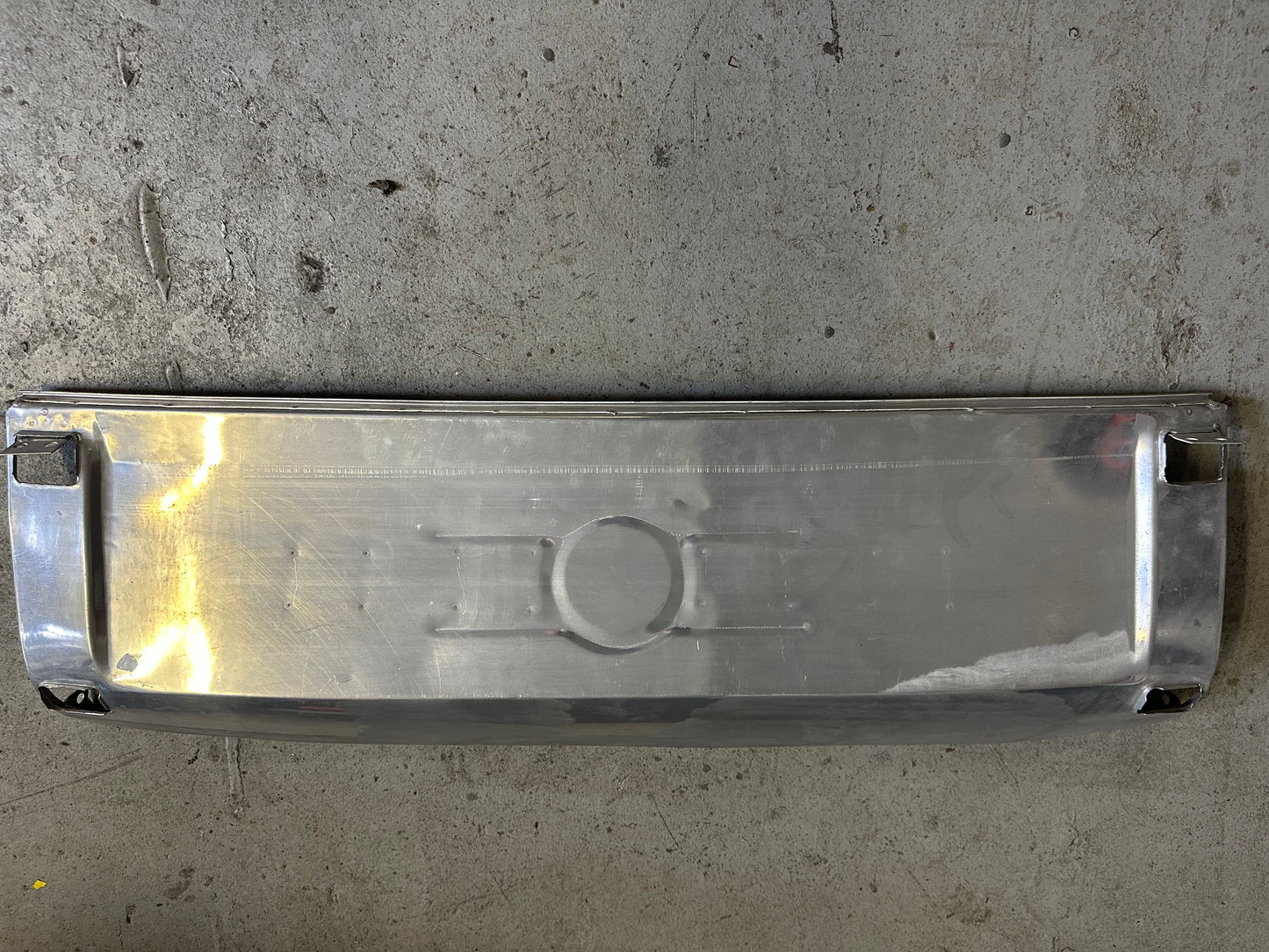 Reproduction aluminium rear panel for 911 F-model