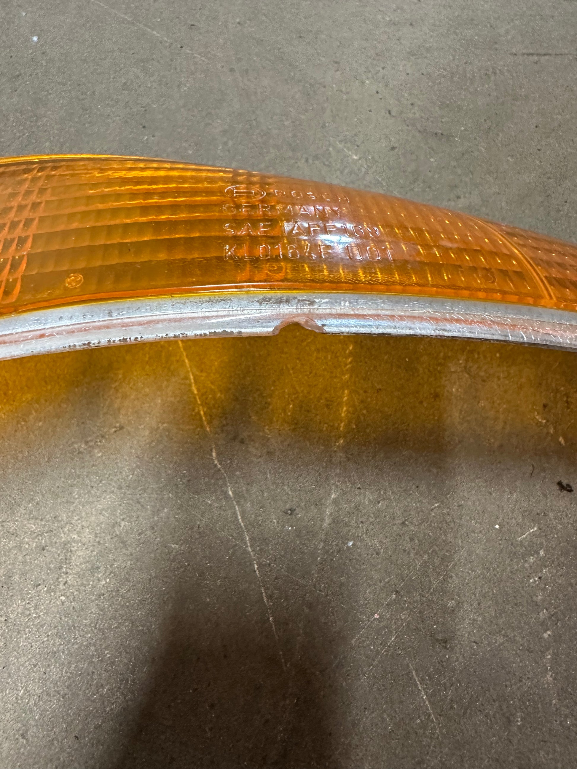 Set of front & rear turn indicator lenses (US) ‘69-‘72