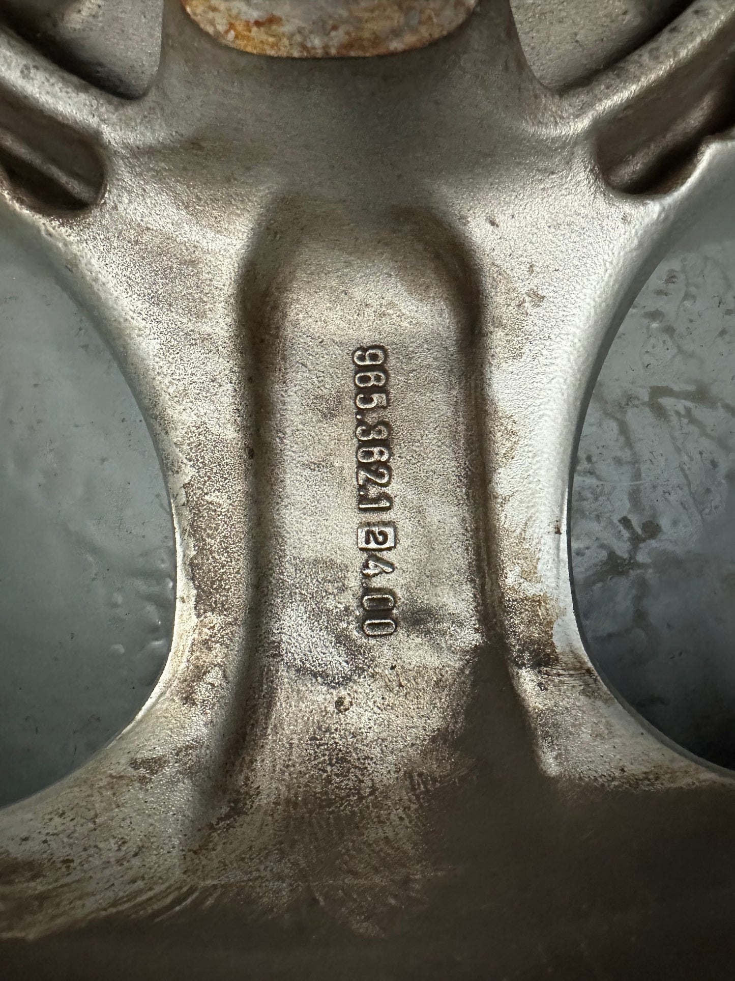 Set of genuine Porsche 7J x 17" & 8J x17" Cup 1 alloy rims